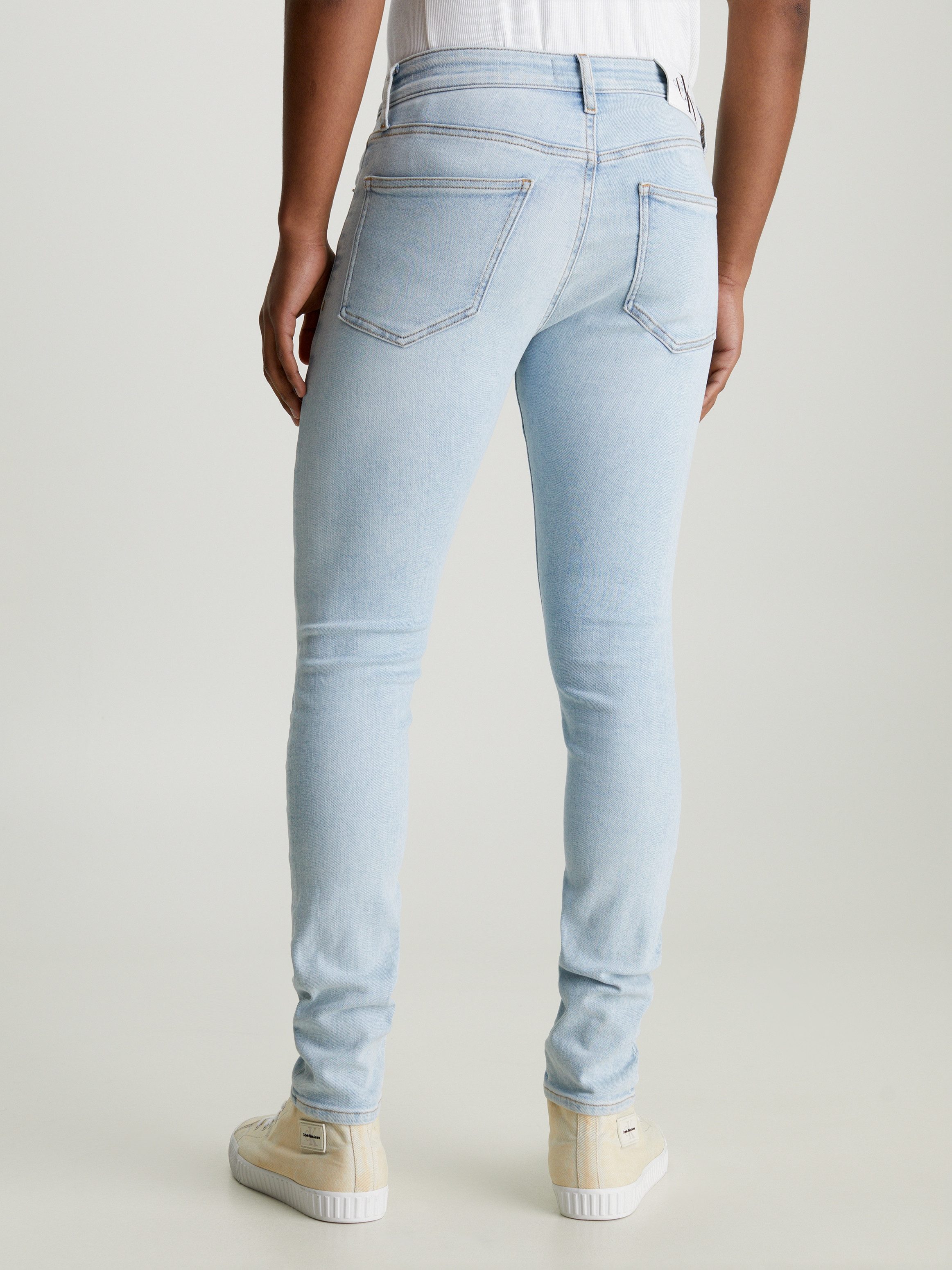 Calvin Klein Skinny fit jeans Skinny in een klassiek 5-pocketsmodel