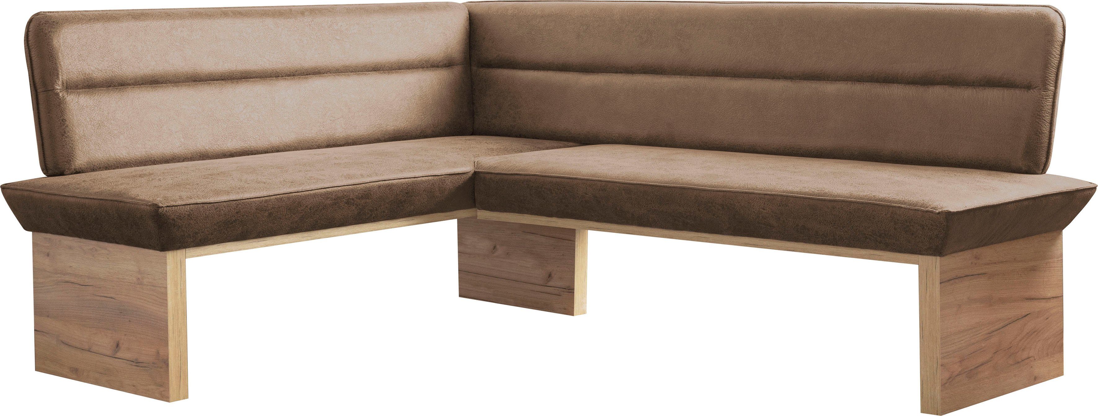 Home affaire Eethoek Beluna + Cross eethoek zitgroep hoekbank keukenbank BESTSELLER (set, 4-delig)
