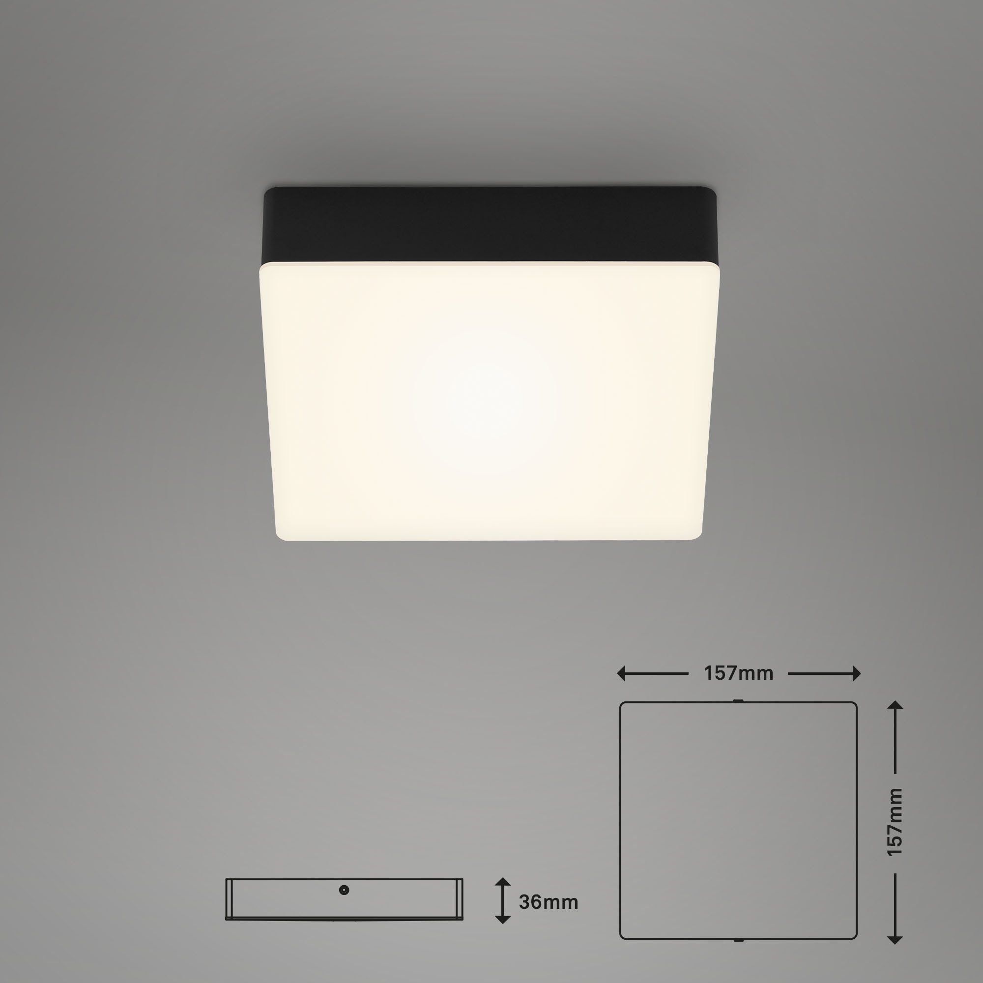 Briloner Leuchten Opbouwarmatuur Flame