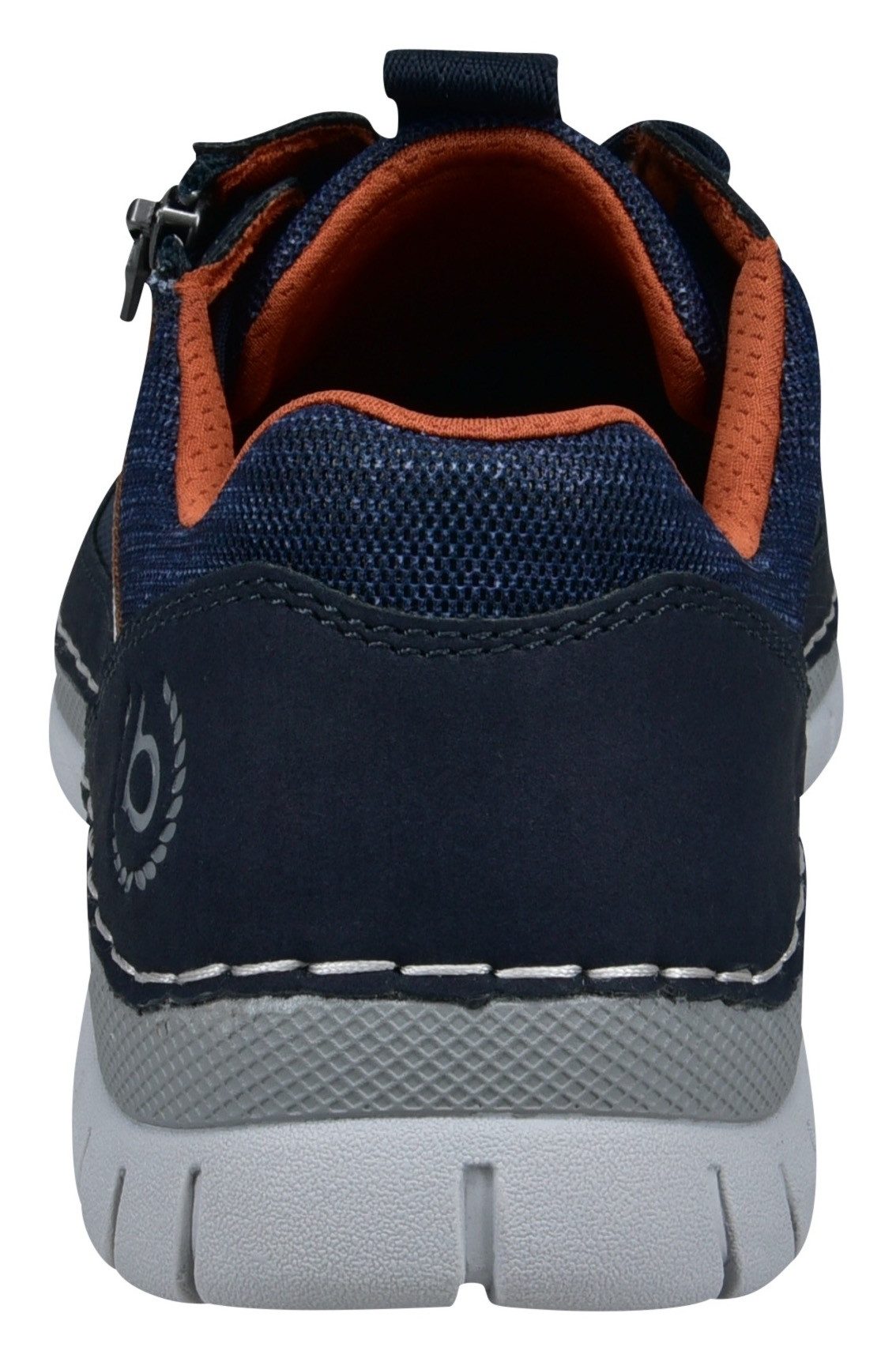 Bugatti Slip-on sneakers , vrijetijdsschoen, halfschoen, slipper met contrast-raamnaad