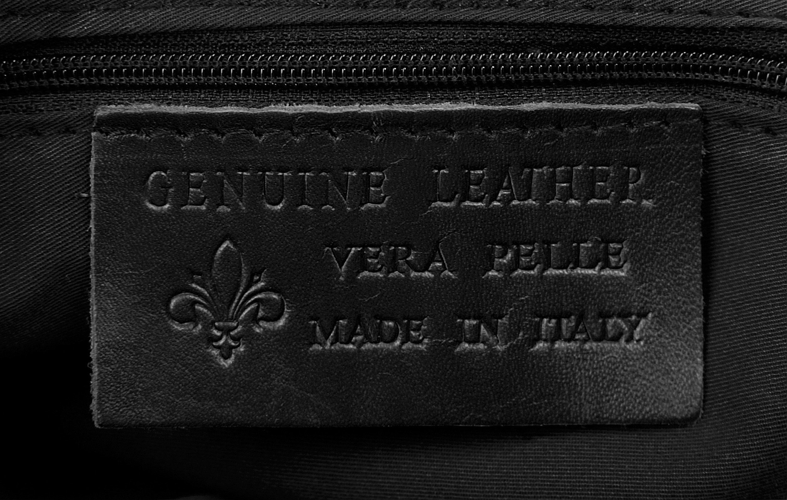 Cluty Avondtasje echt leer, made in italy