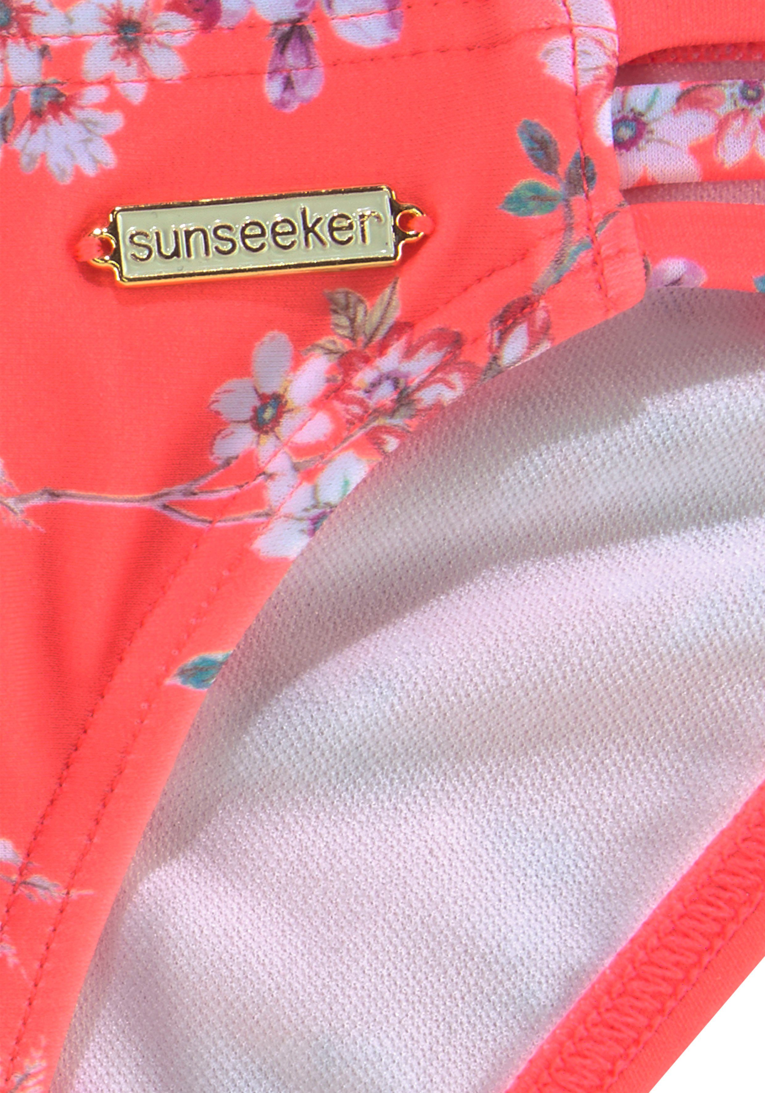 Sunseeker Triangelbikini Ditsy Kids met zomerse print