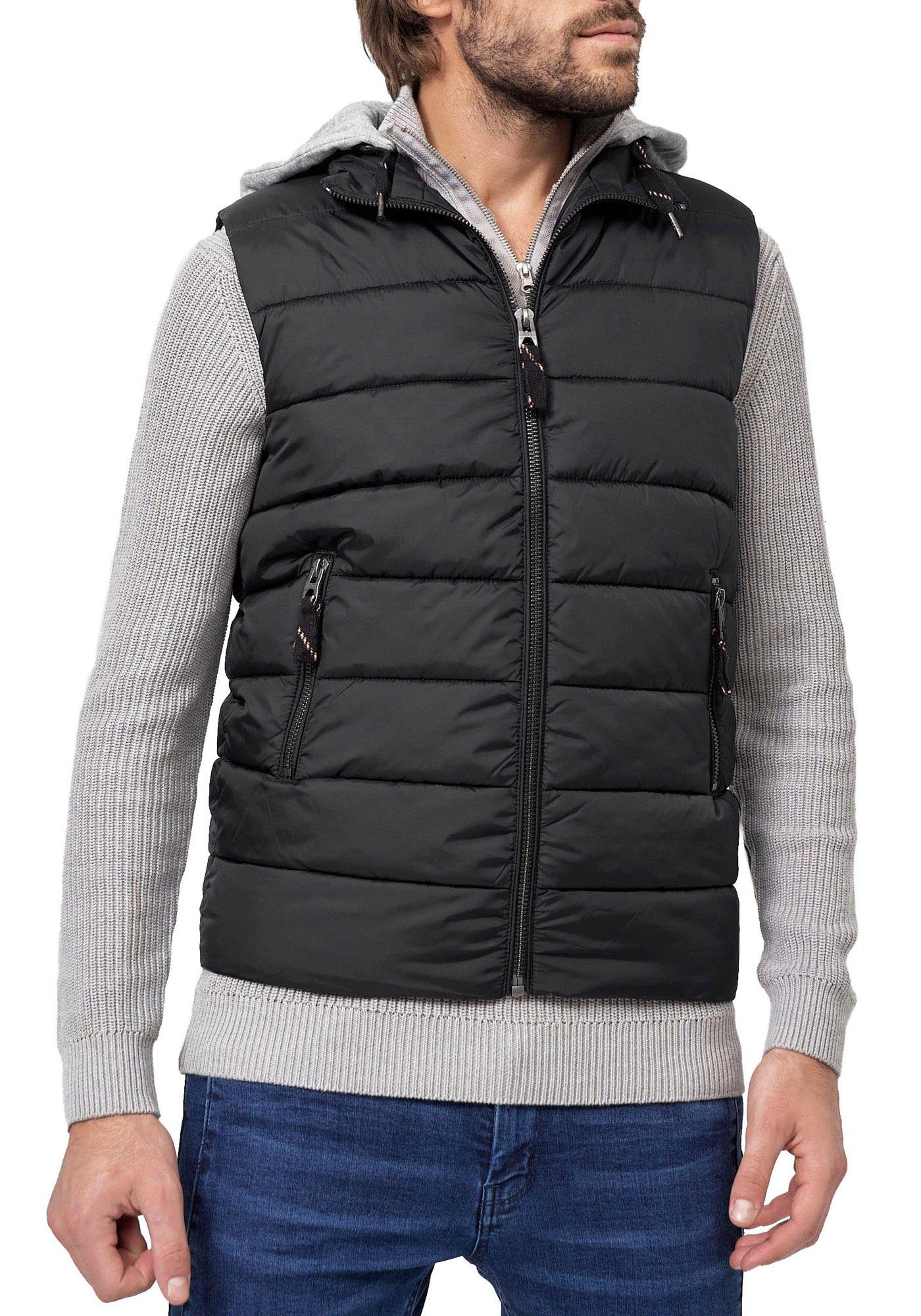 Indicode Bodywarmer GIBBS heren bodywarmers maat M zwart