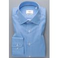 eterna businessoverhemd modern fit overhemd met lange mouwen blauw