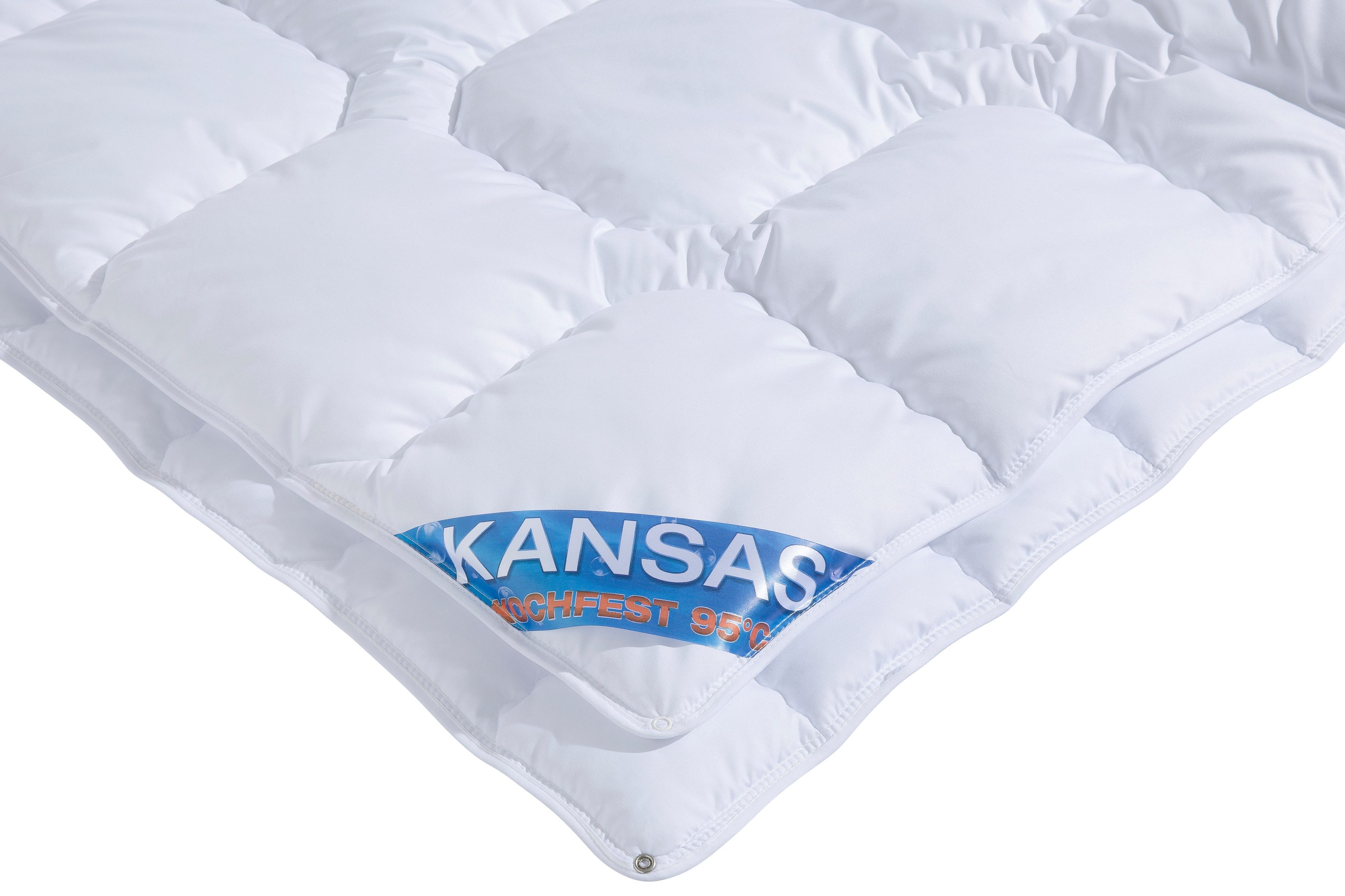 f.a.n. Frankenstolz Synthetisch dekbed + hoofdkussen Kansas, 2-delig set met kussens 80x80 cm Dekbed 135x200 cm, 155x220 cm voor zomer of winter (voordeelset)