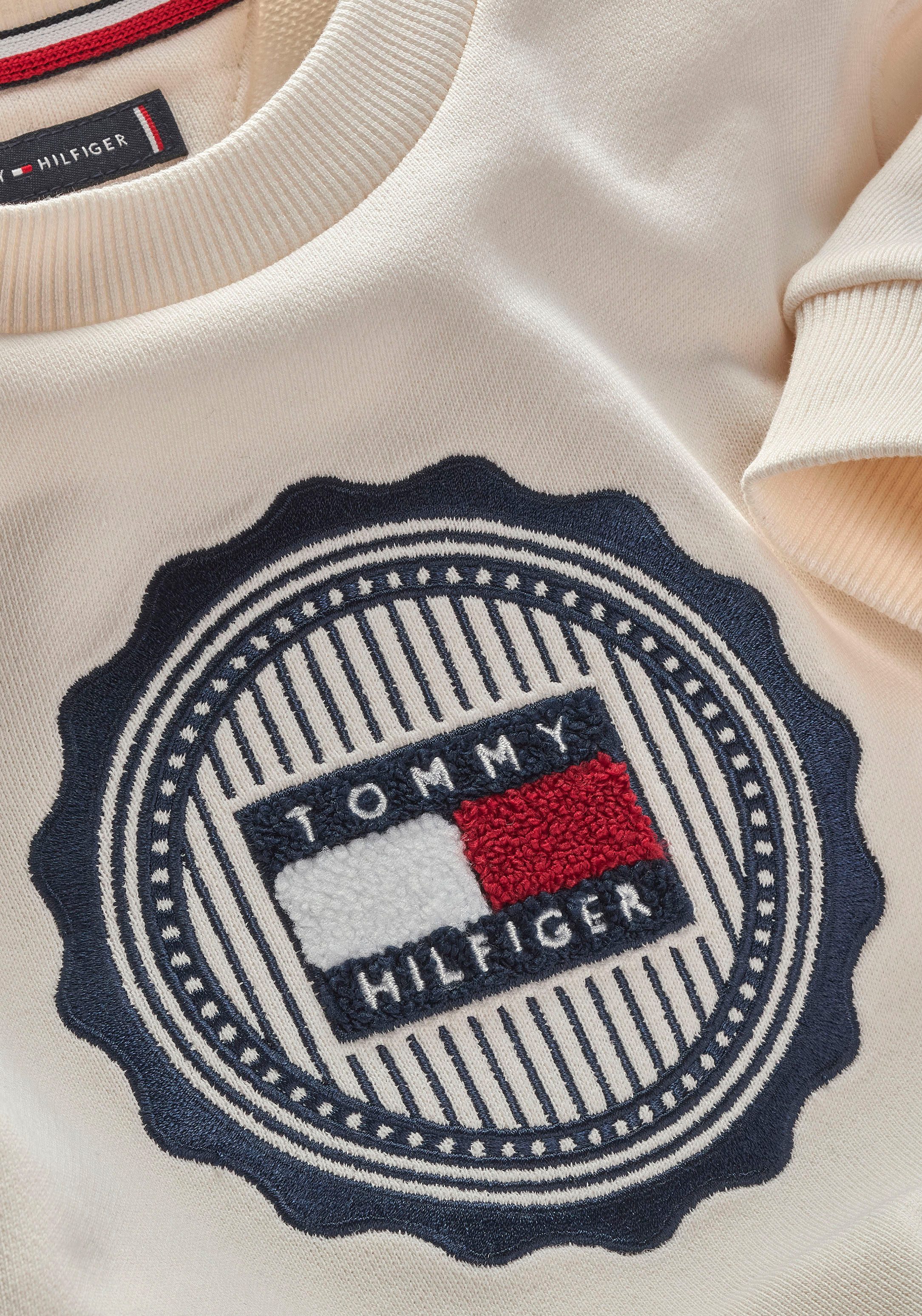 Tommy Hilfiger Sweatshirt STAMP EMBROIDERY REG SWEATSHIRT Kinderen tot 16 jaar met logopatch