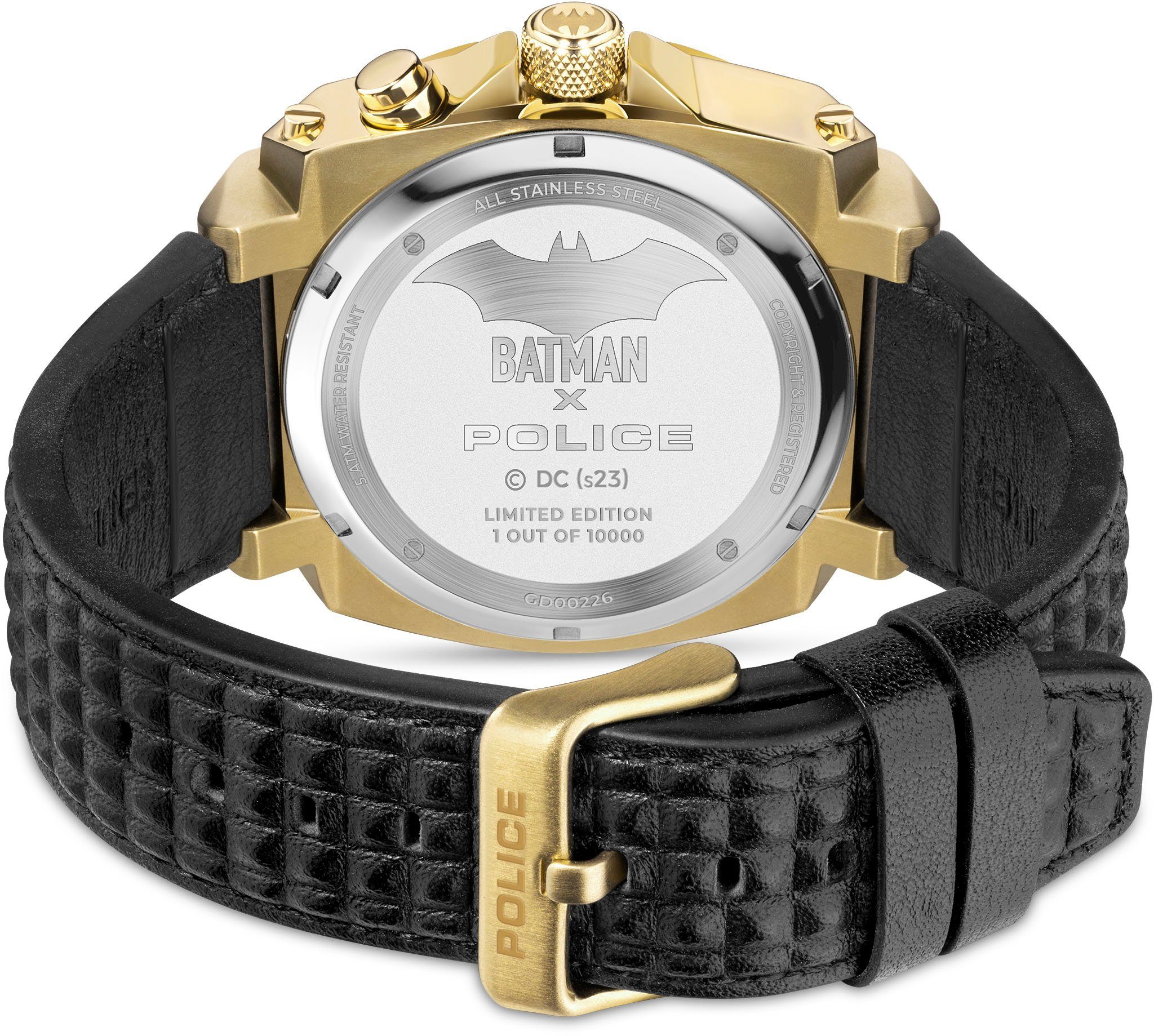 Police Kwartshorloge BATMAN, PEWGD0022602 Polshorloge, herenhorloge