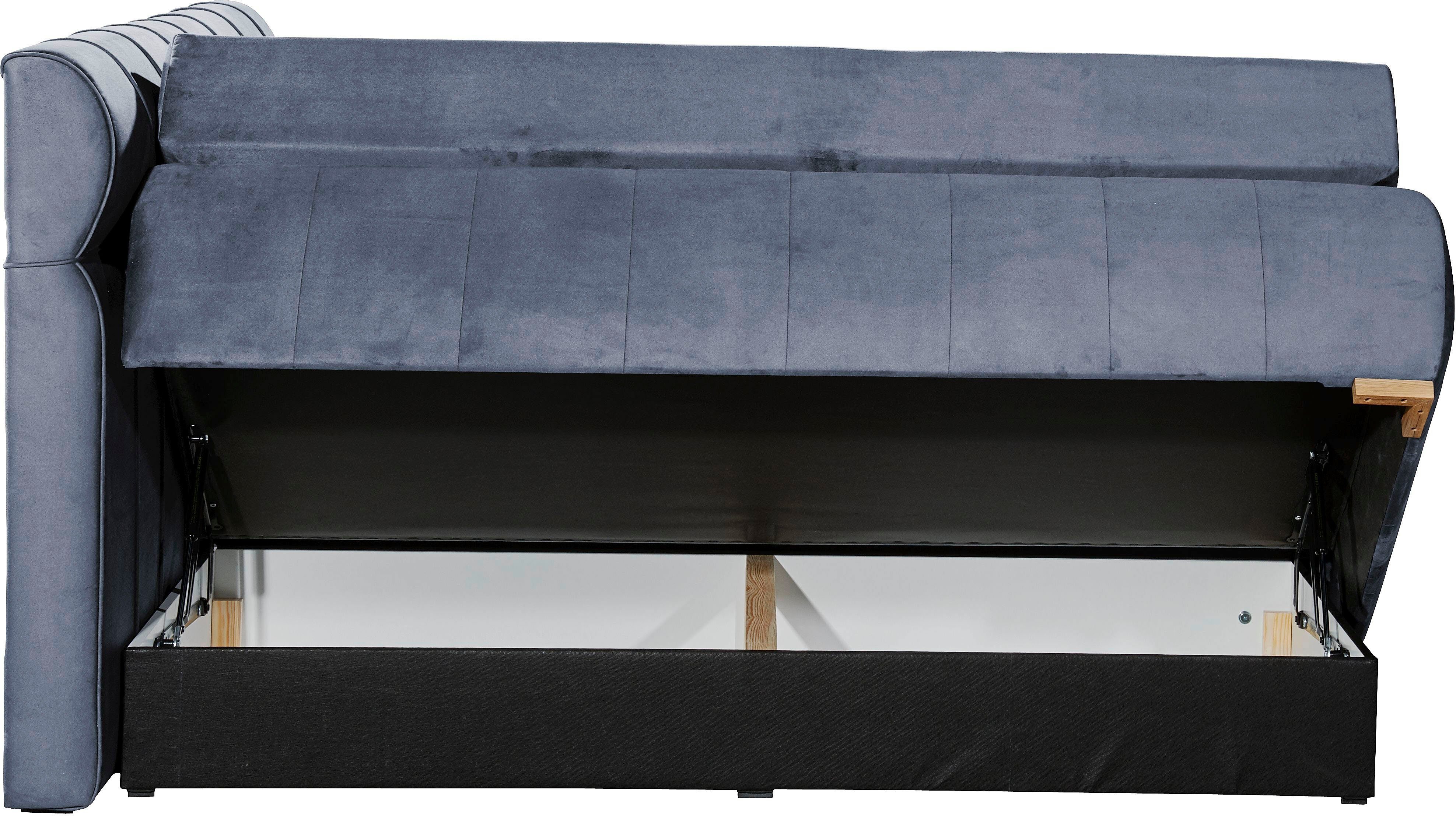 Places of Style Boxspring Felicia in h4, incl. matrastopper en bedbox