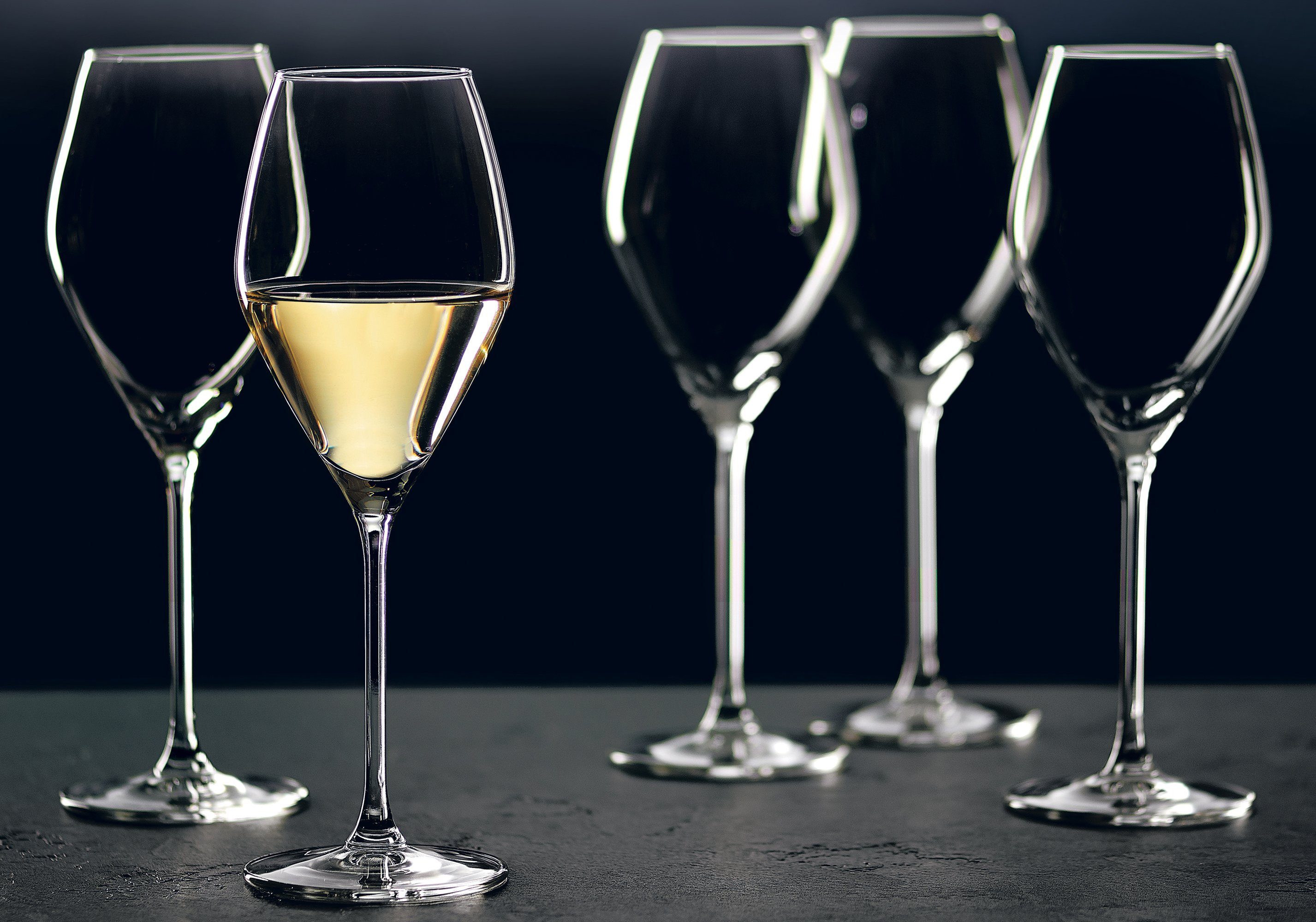 Ritzenhoff & Breker Wittewijnglas Salsa robuust en helder kristal(set, 6-delig)