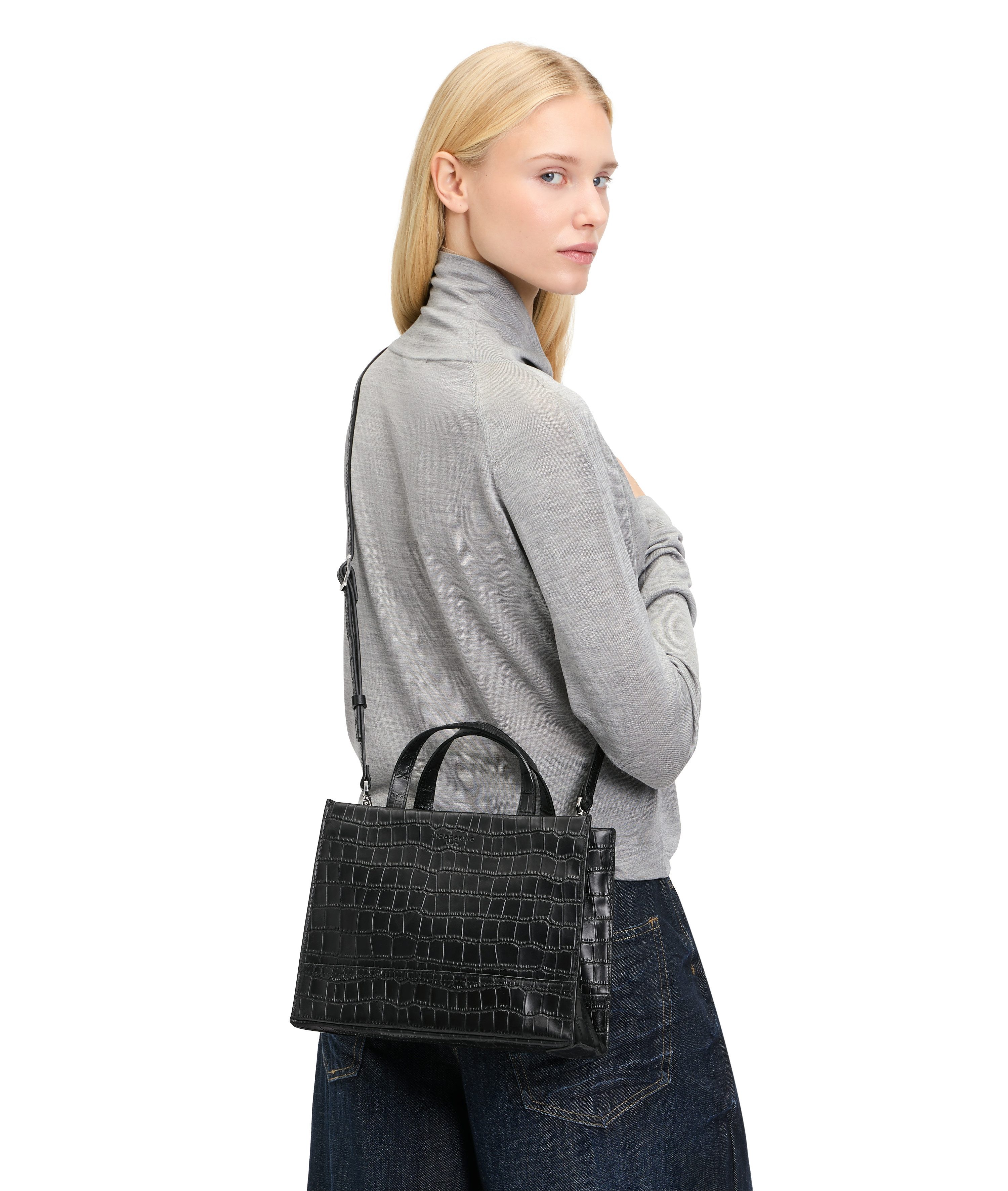 Liebeskind Berlin Tas Satchel M LOU 2 NEW CROCO