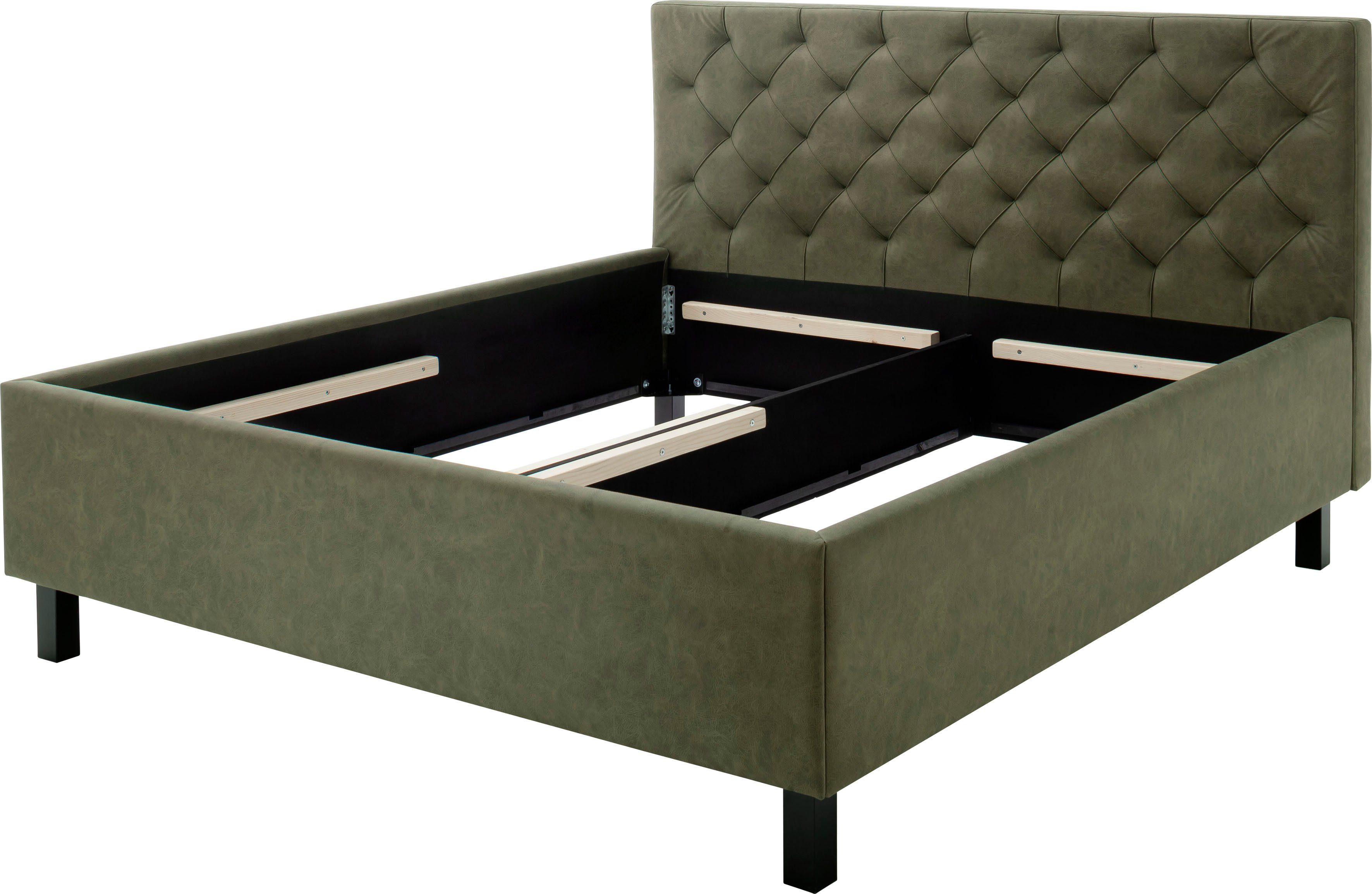 meise.möbel Gestoffeerd bed Sanremo met bedkist