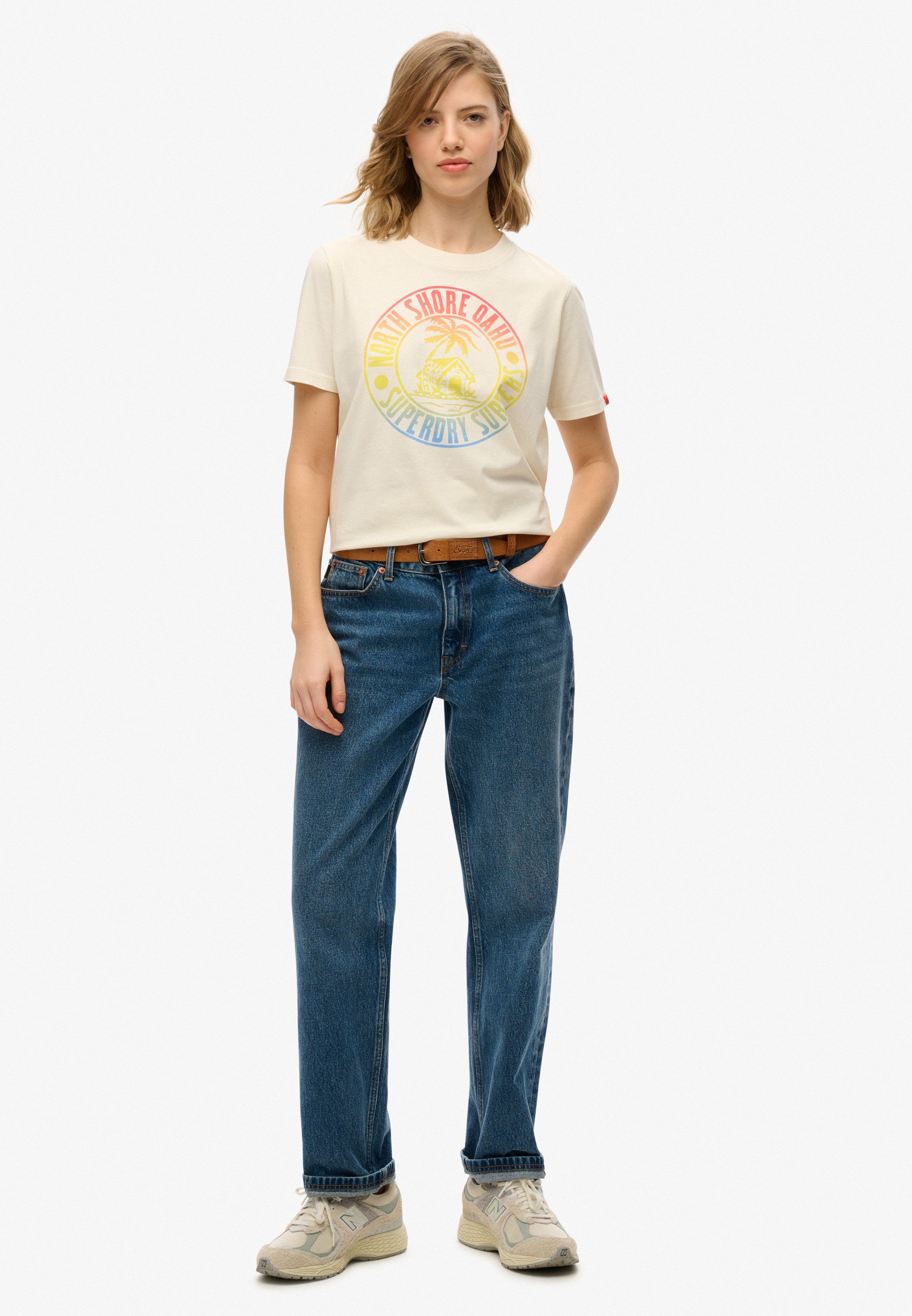 Superdry Shirt met korte mouwen LO-FI OUTDOOR RELAXED TEE