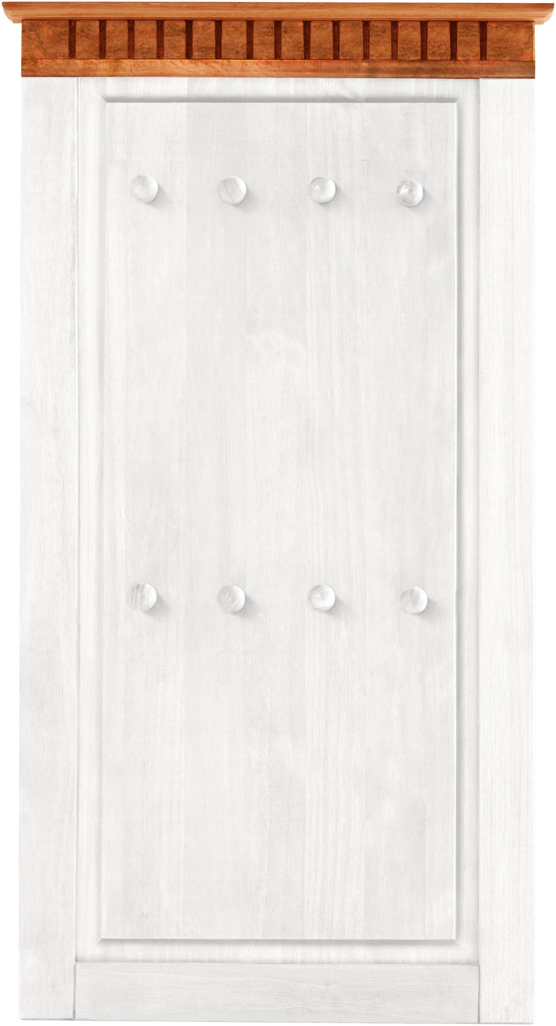 Home affaire Kapstokpaneel Lisa van massief grenenhout, hoogte 110 cm, breedte 60 cm