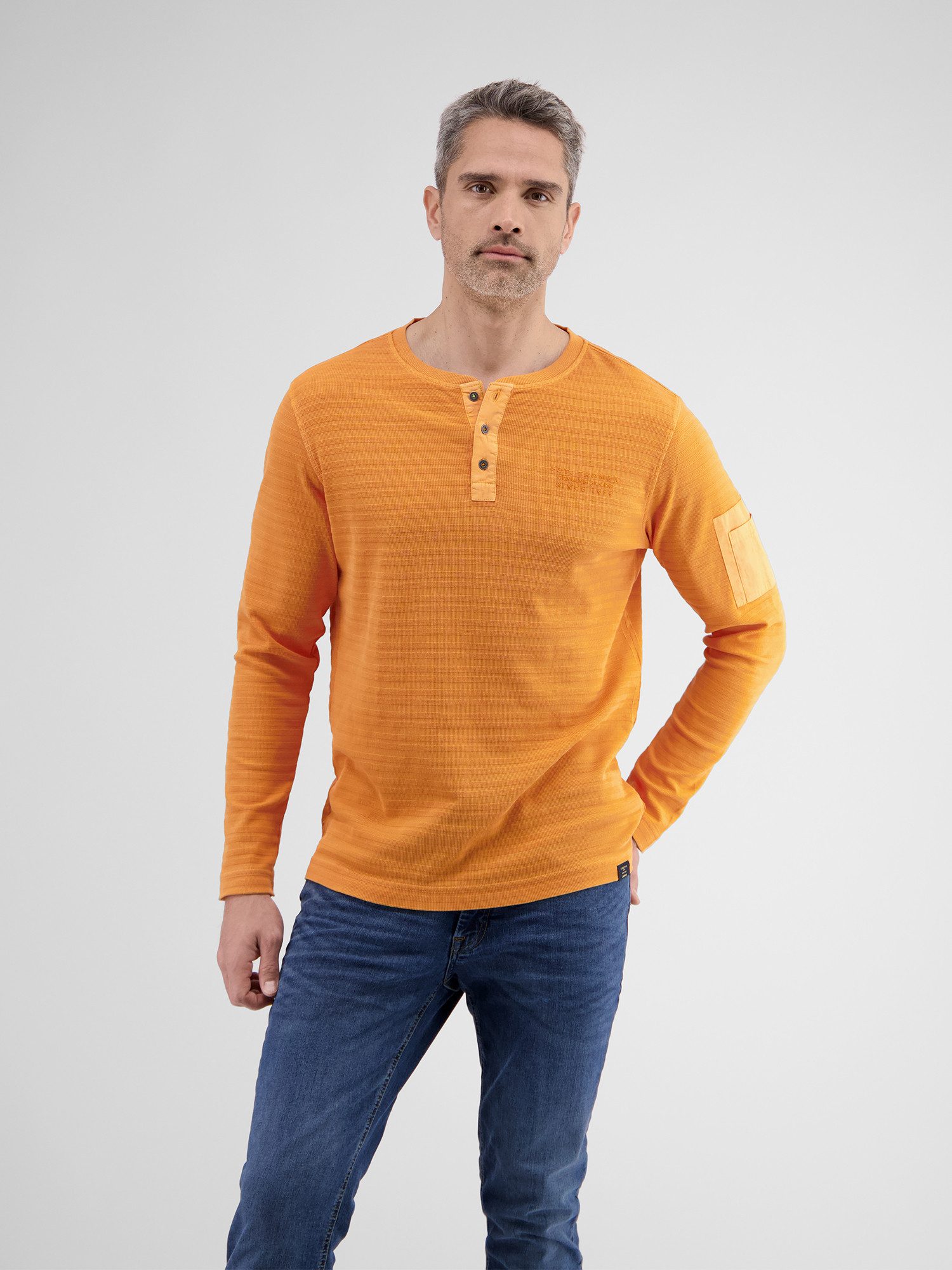 Lerros Sweatshirt LERROS serafinoshirt in streeplook