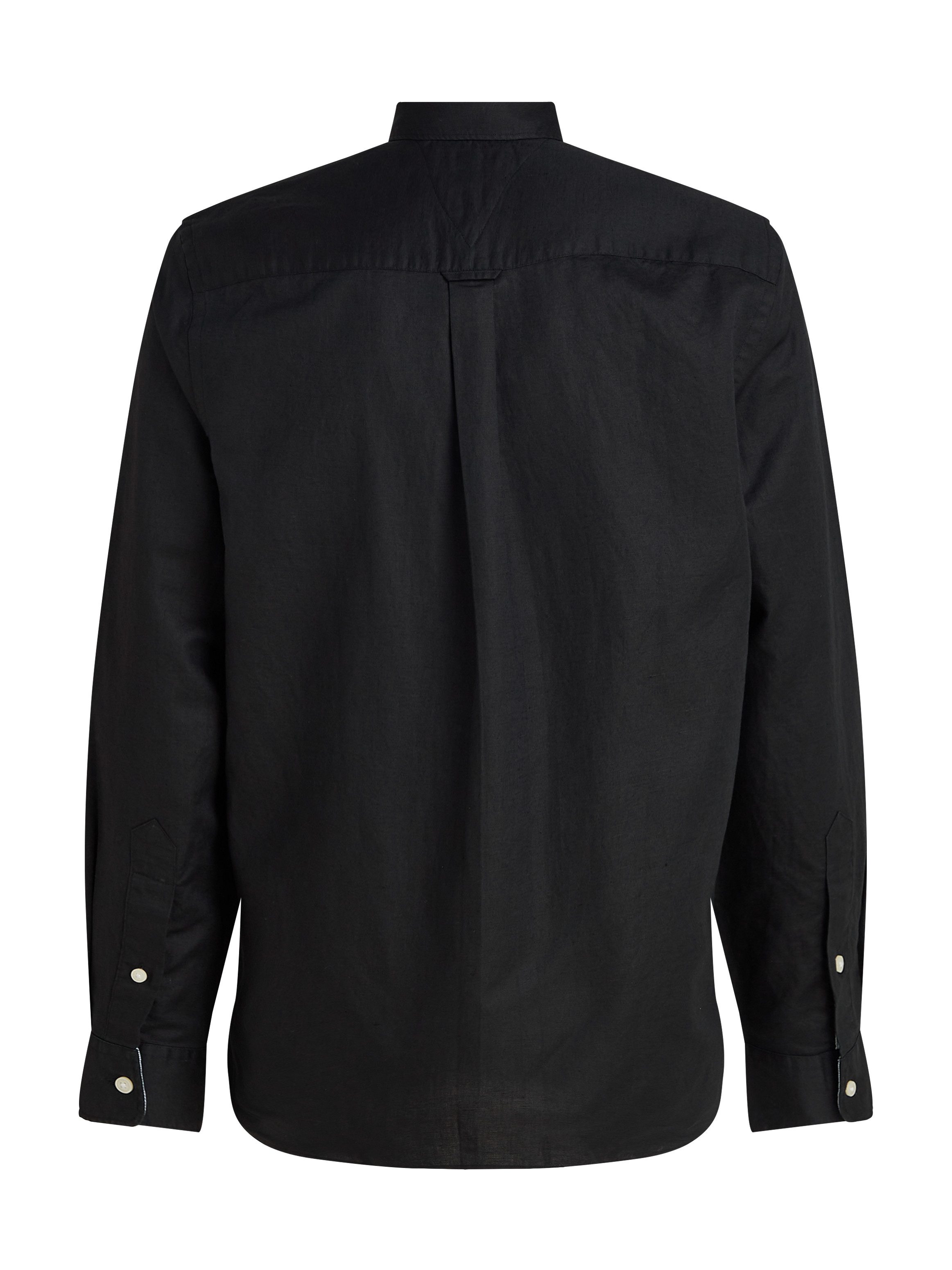 Tommy Hilfiger Overhemd met lange mouwen LINEN BLEND SOLID RF SHIRT