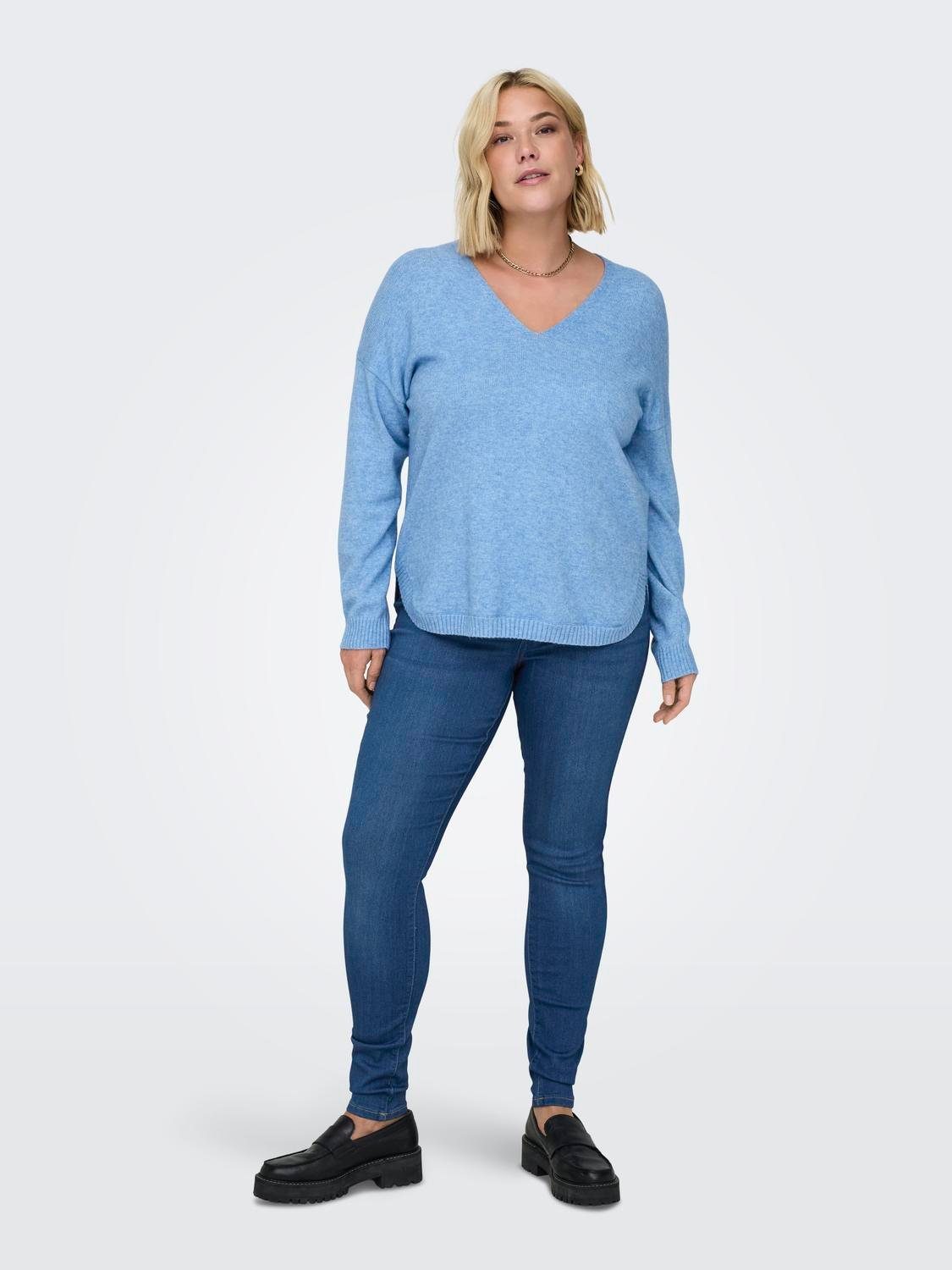 ONLY CARMAKOMA Skinny fit jeans CARSTORM HW SK PUSH UP DNM BJ564