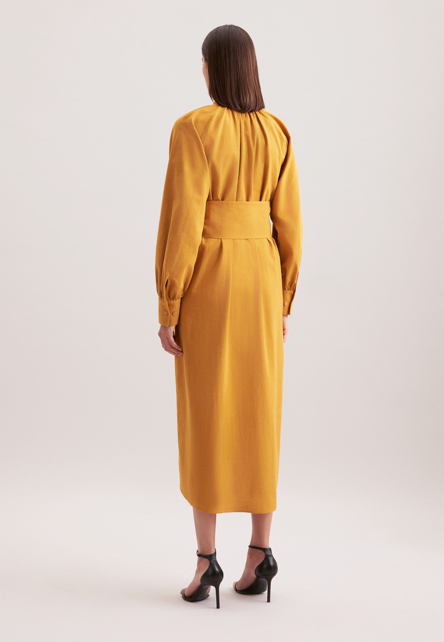 seidensticker Zomerjurk Zwarte roos 1/1 v-neck uni