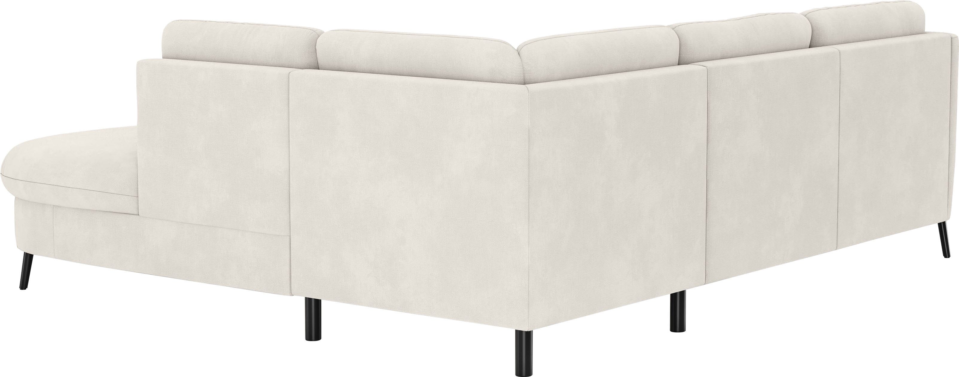 sit&more Hoekbank Soul L-vorm optioneel met bedfunctie en bedlade of lade