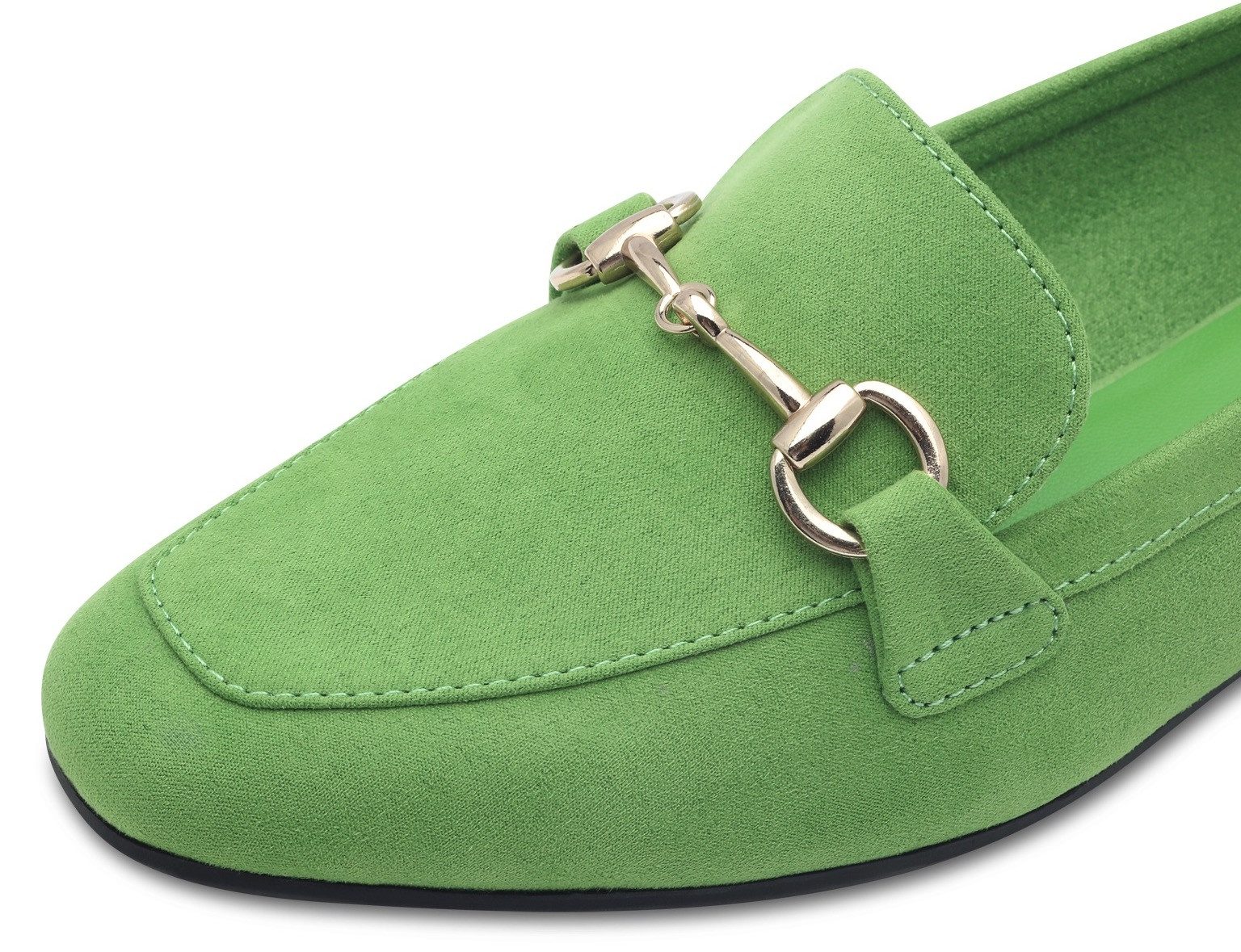 Marco Tozzi Instappers , blokhak, loafer, businessschoen met siergesp