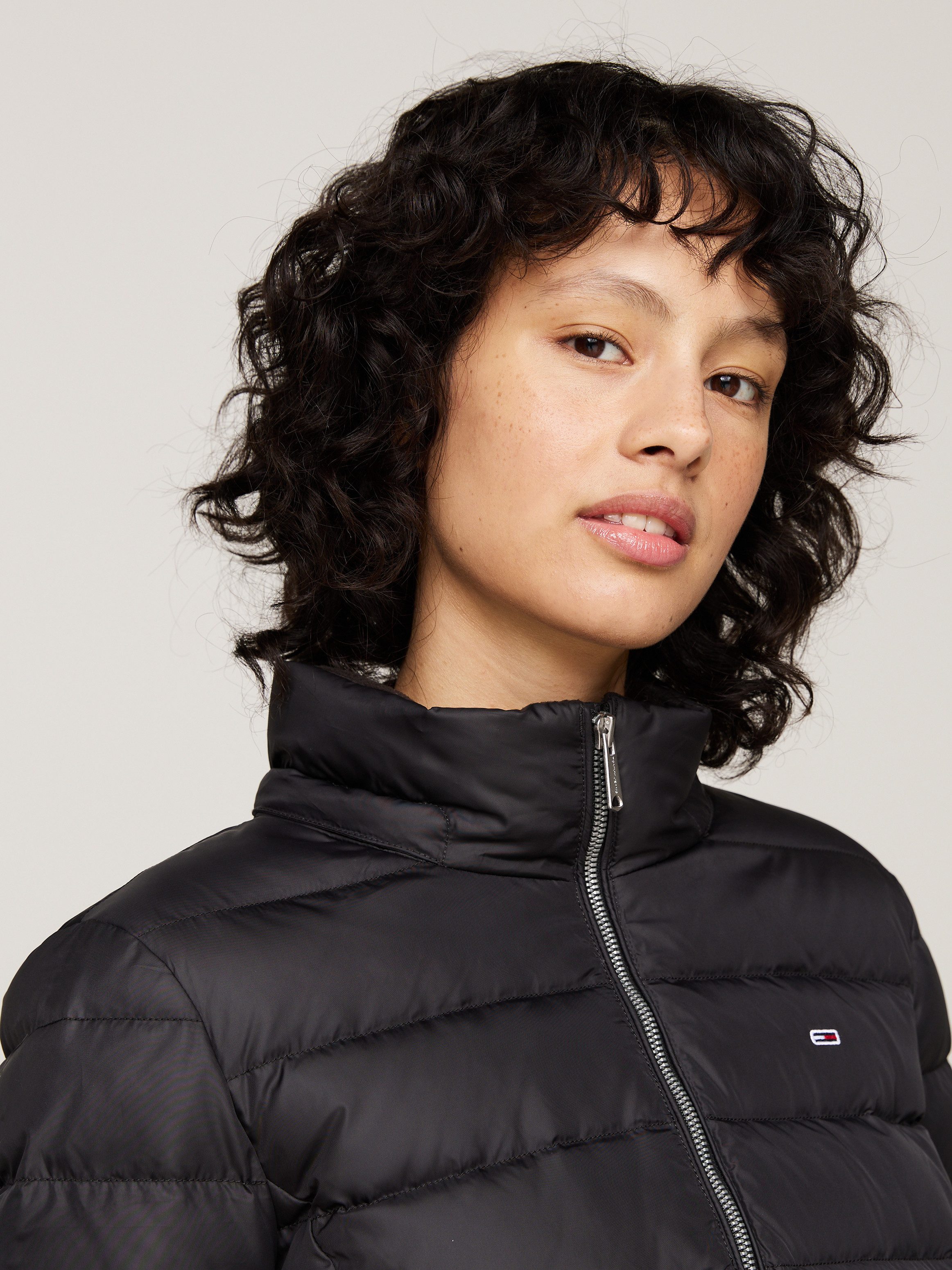 TOMMY JEANS Gewatteerde jas TJW ESSENTIAL HOODED DOWN COAT