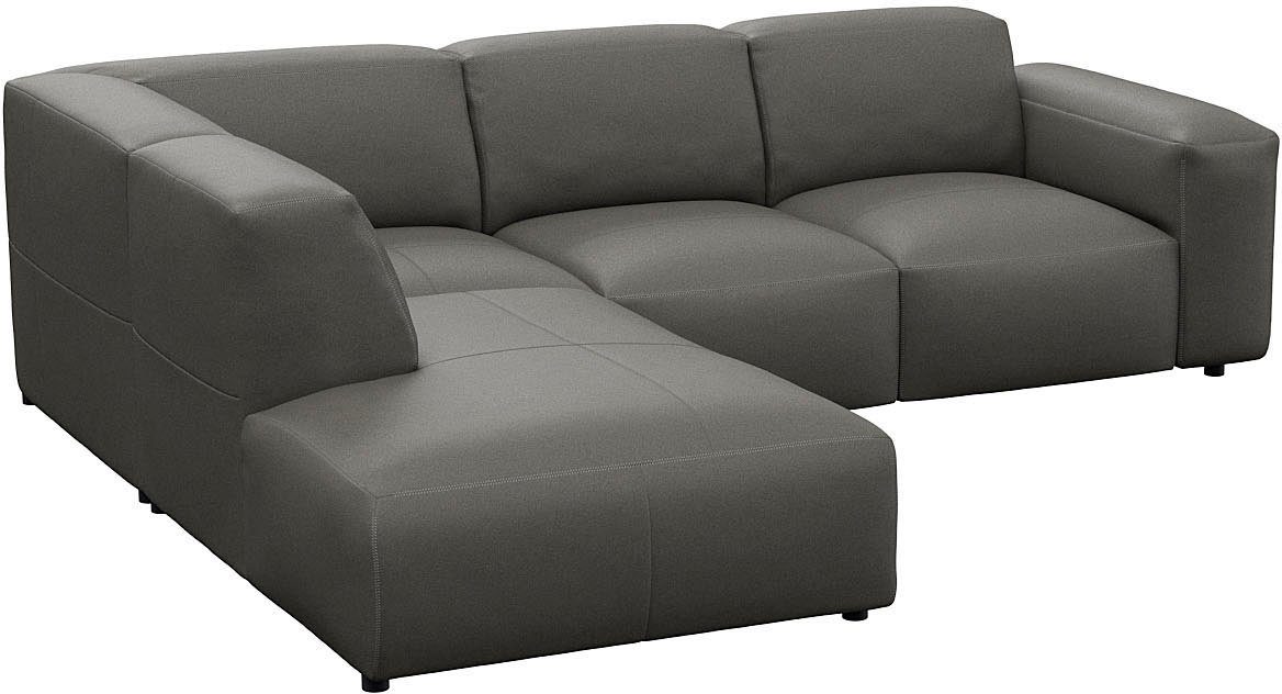 FLEXLUX Hoekbank Lucera, super comfortabel door hoogwaardige zitconstructie met koudschuim