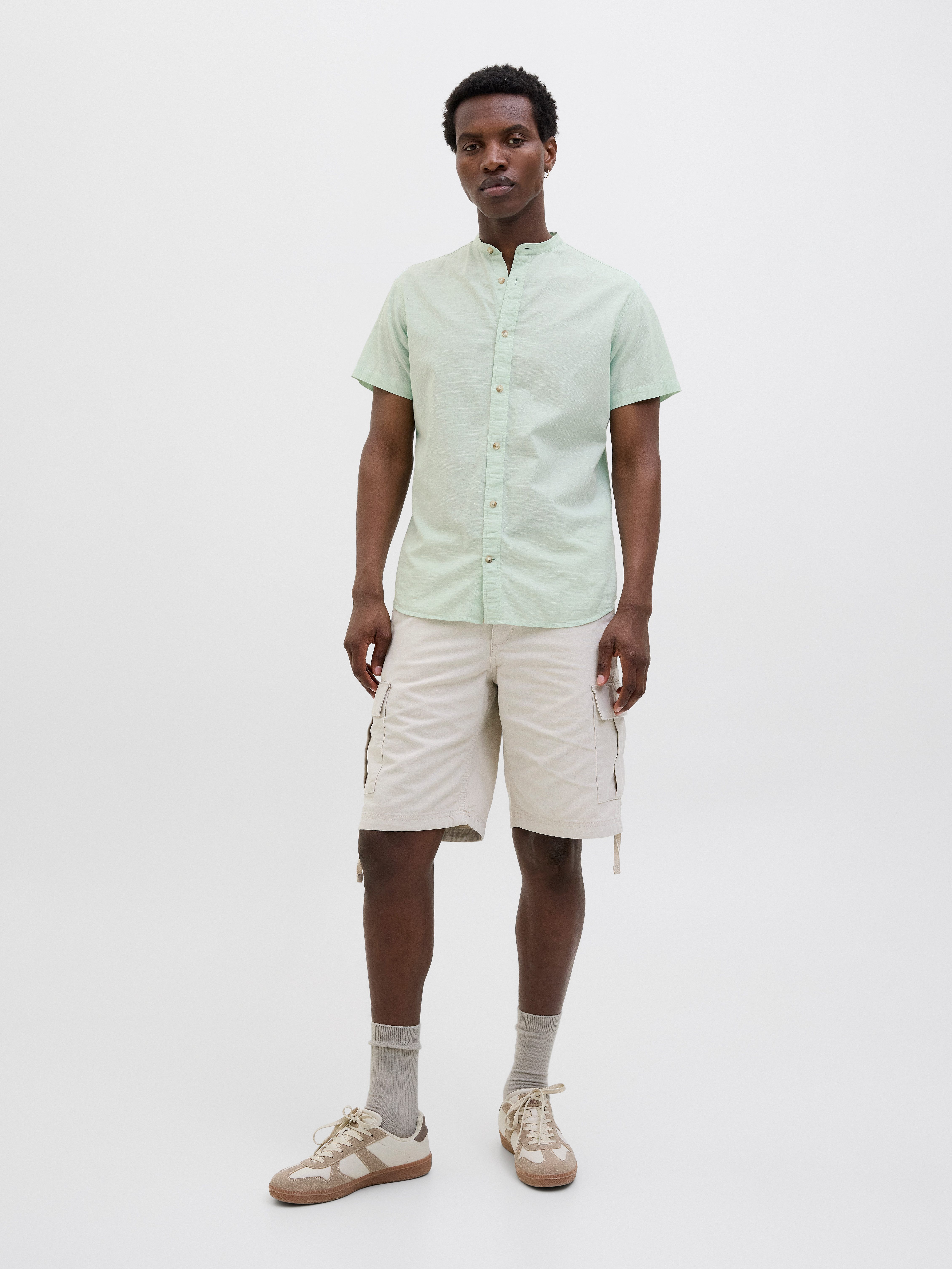 Jack & Jones Overhemd met korte mouwen JJESUMMER BAND SHIRT SS SN