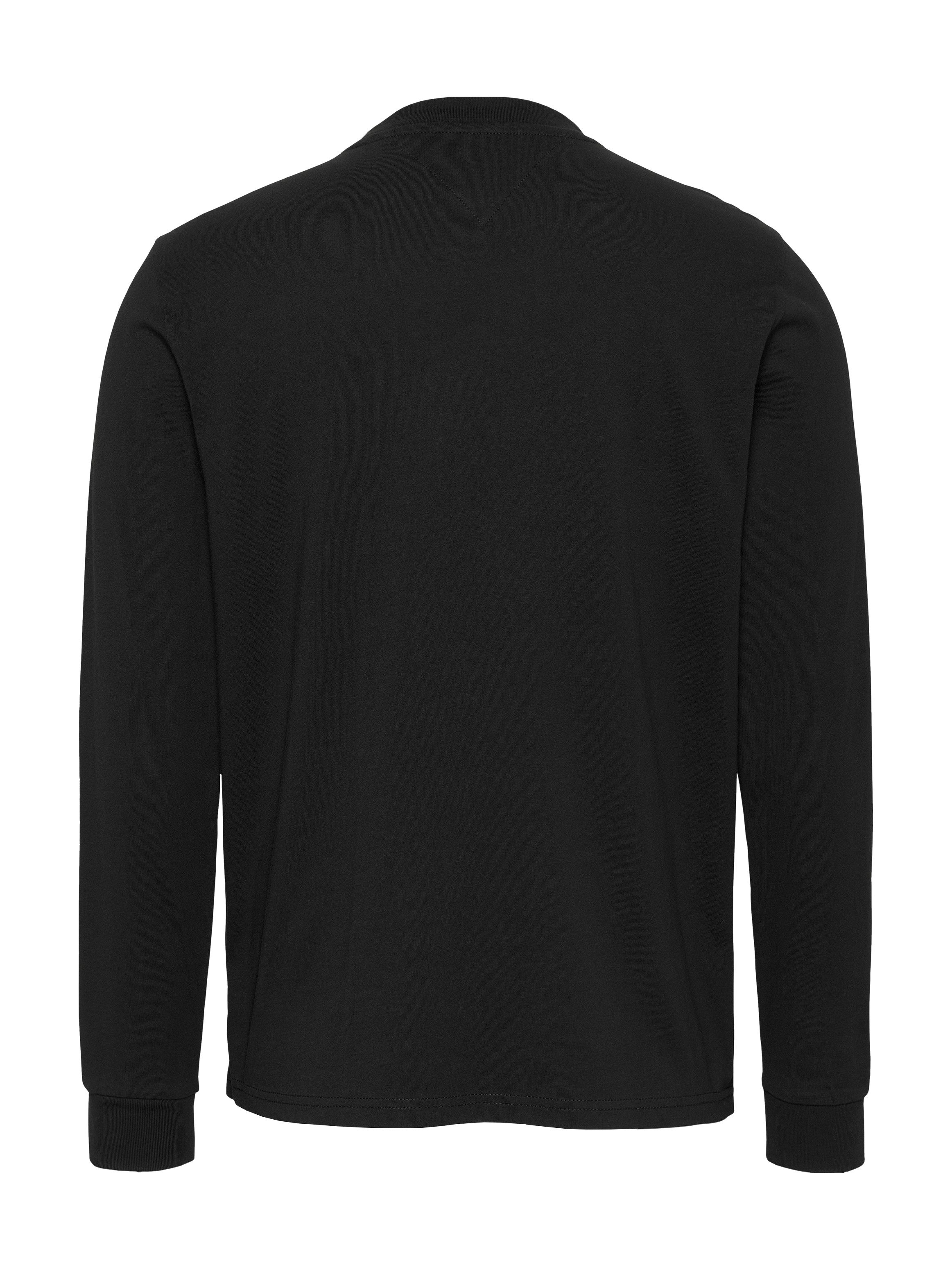 TOMMY JEANS Shirt met lange mouwen TJM SLIM LINEAR CHEST LS TEE EXT