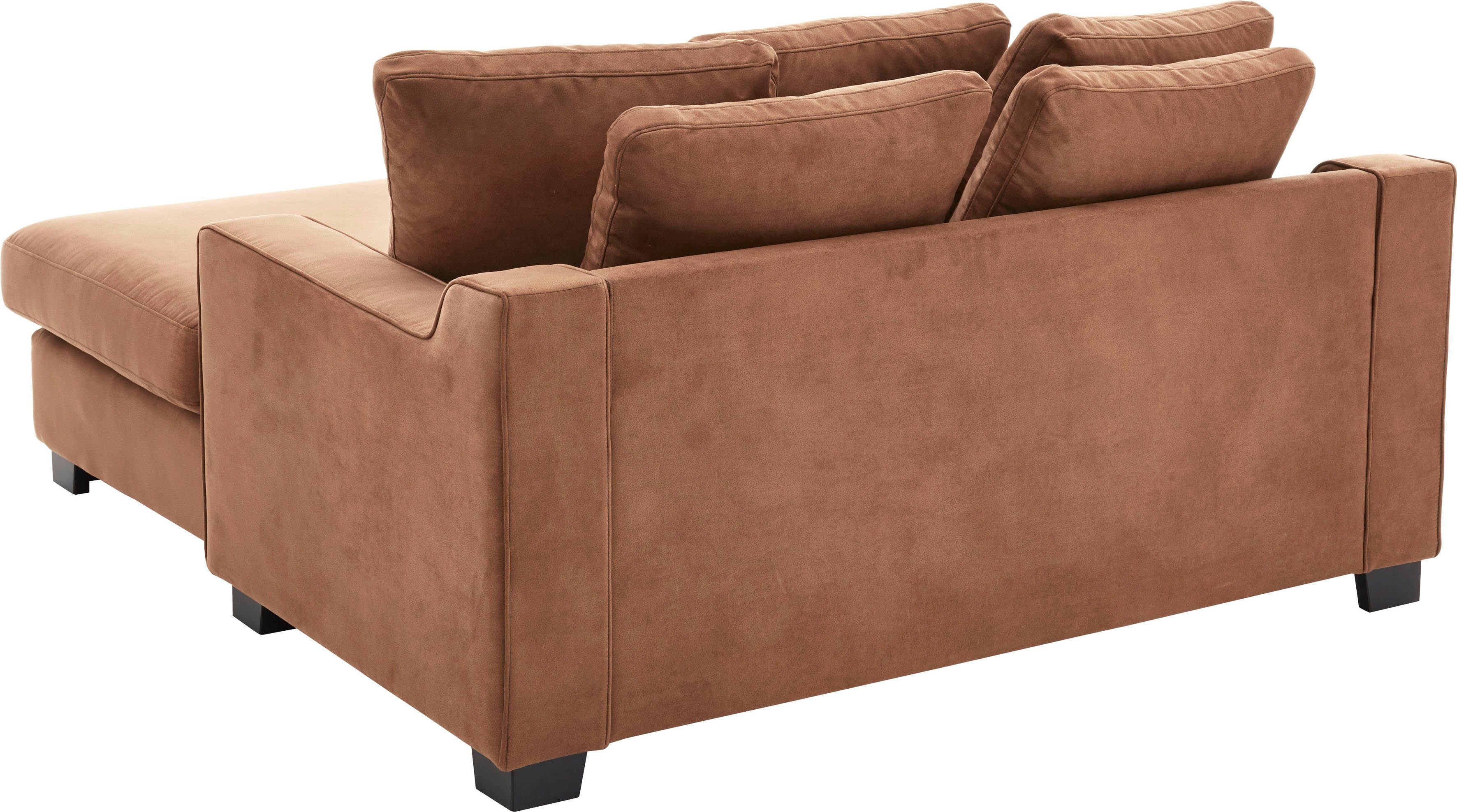 ATLANTIC home collection XXL-fauteuil Nobel Megafauteuil, loveseat, inclusief 5 rugkussens, vrij plaatsbaar