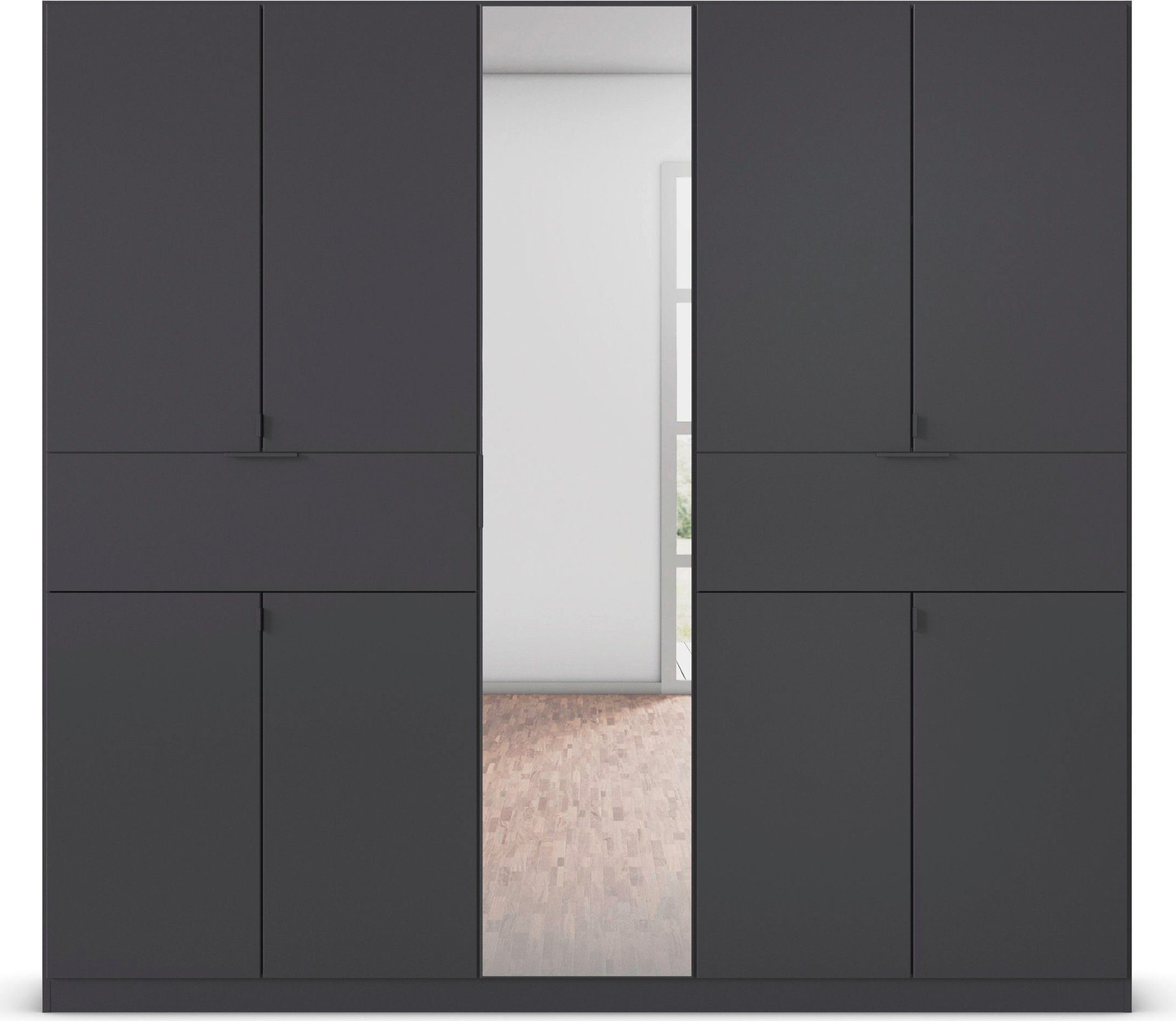 rauch Draaideurkast Kledingkast kast garderobe waskast TICAO met 2 ruime lades, veel opbergruimte made in germany