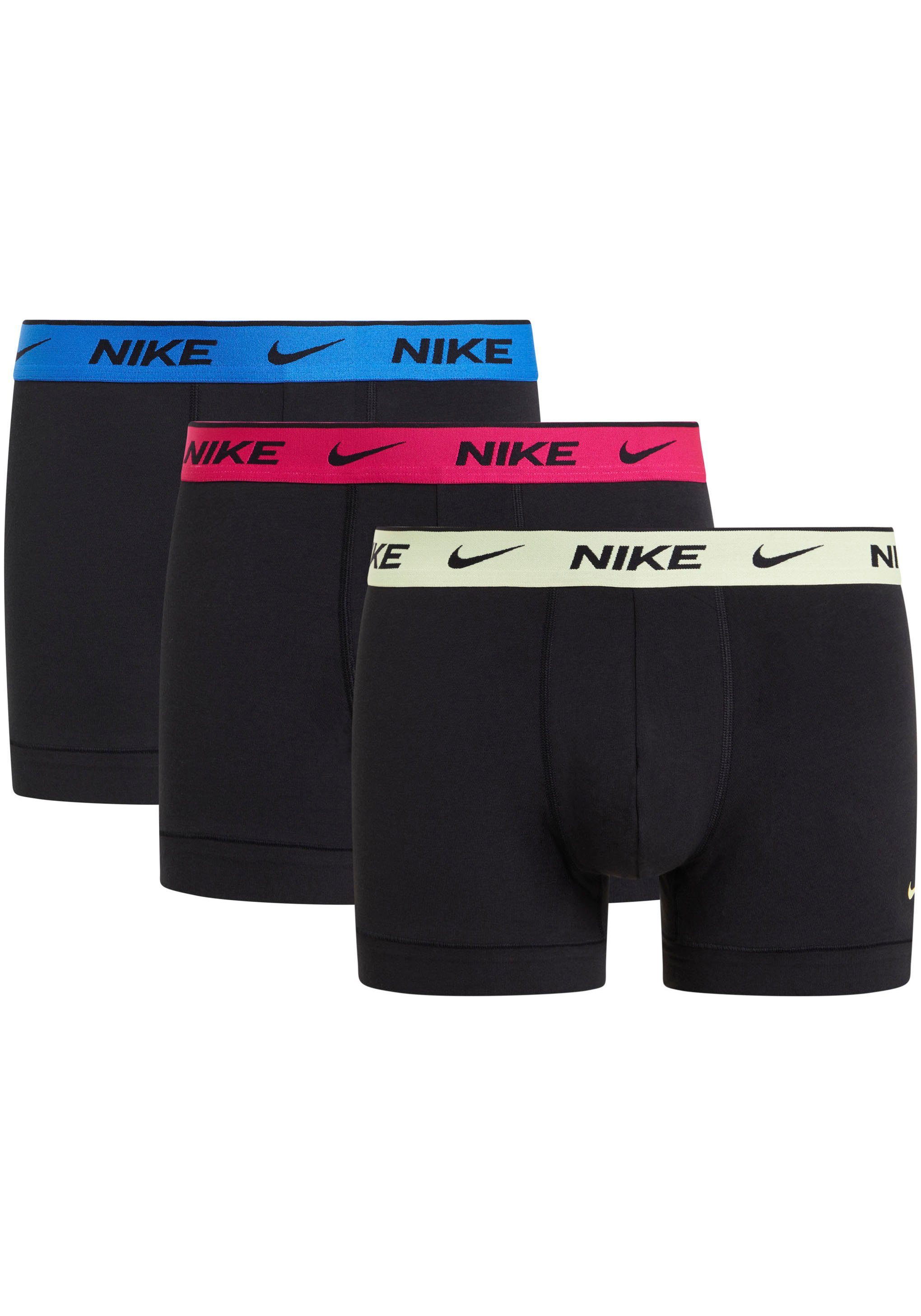 Nike 3 Pack Boxershorts Heren Black- Heren Black