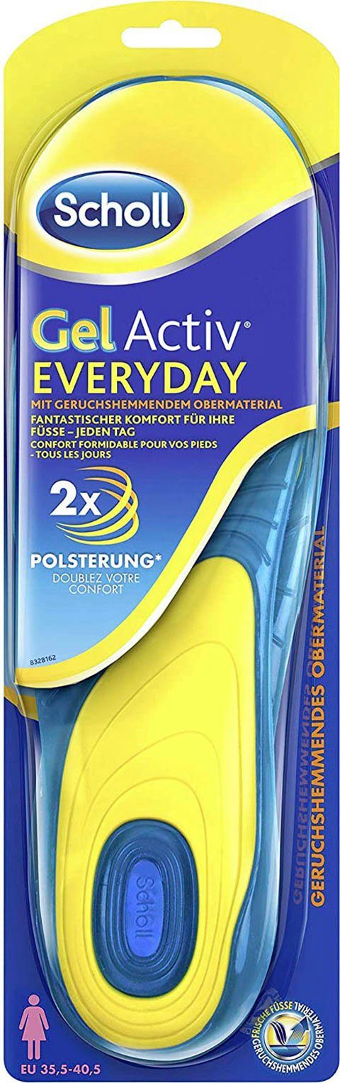 Scholl Inlegzolen GelActiv Everyday Vrouwen Voor vrijetijdsschoenen - Verbeterd comfort door dubbele padding