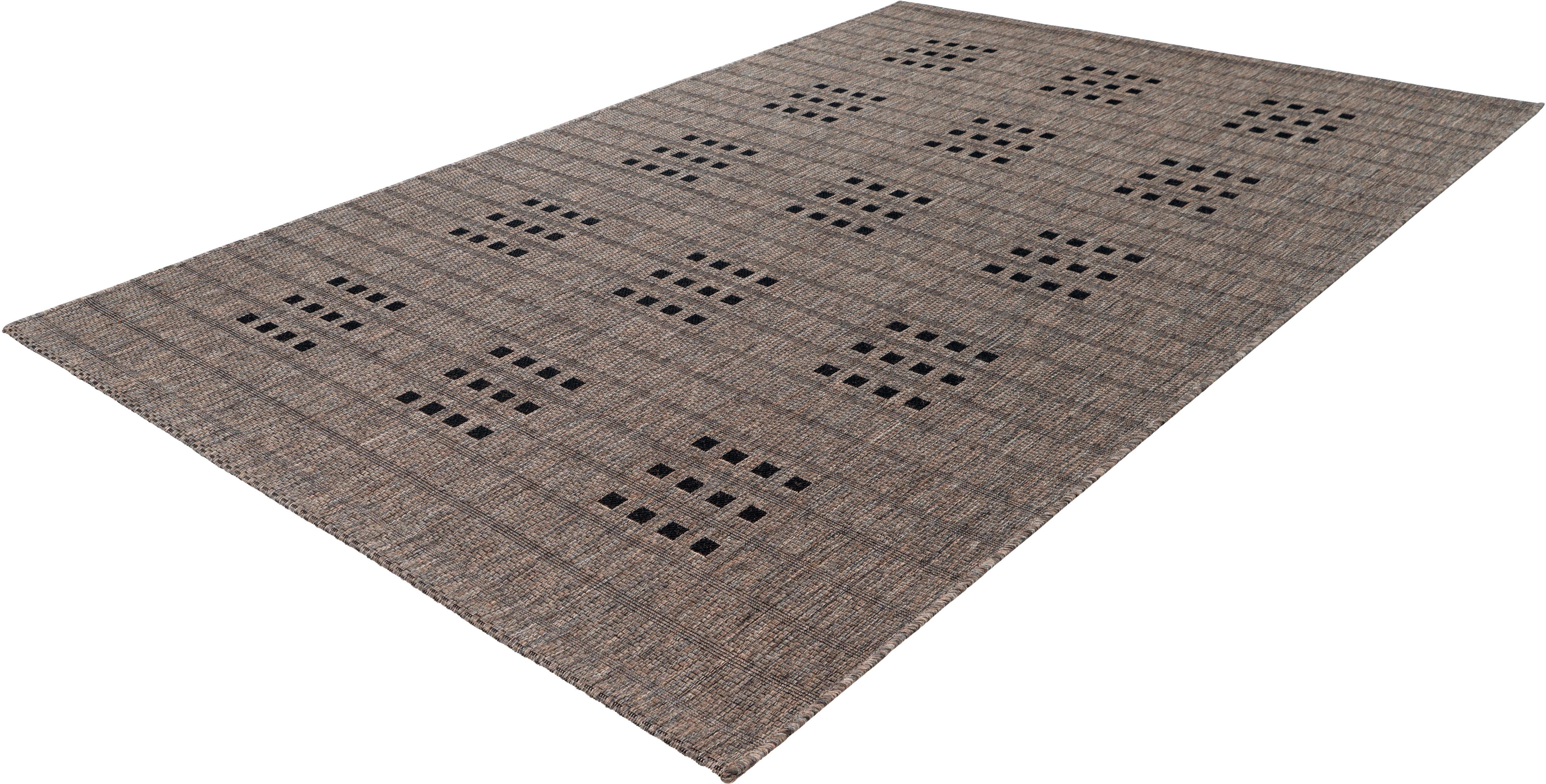 Bruno Banani Vloerkleed Farum In- en outdoor-vloerkleed, weerbestendig & uv-bestendig, bijzonder plat