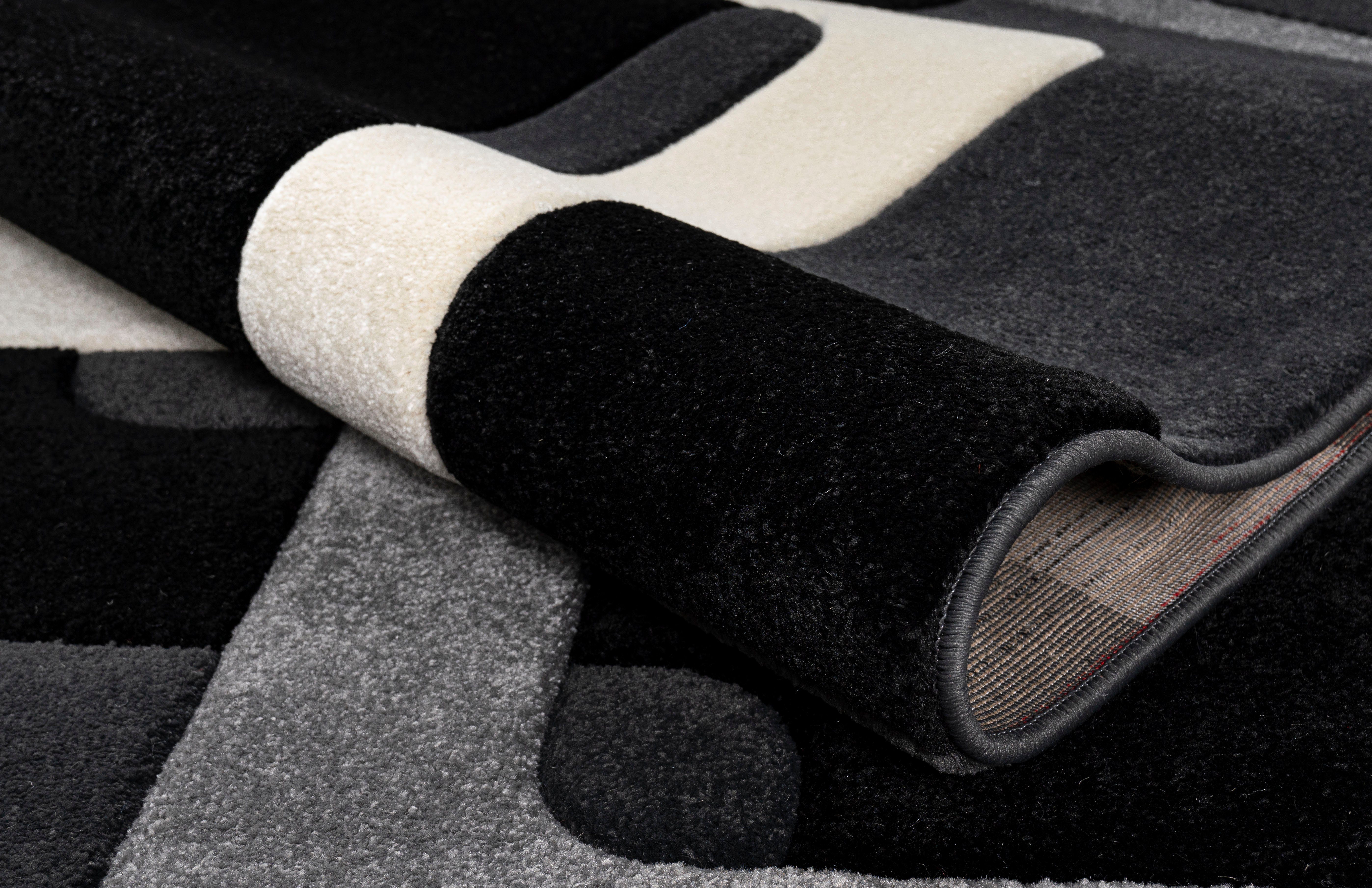 my home Vloerkleed Maxim Hoog-laag effect, kortpolig, 3D-ontwerp, klantenfavoriet