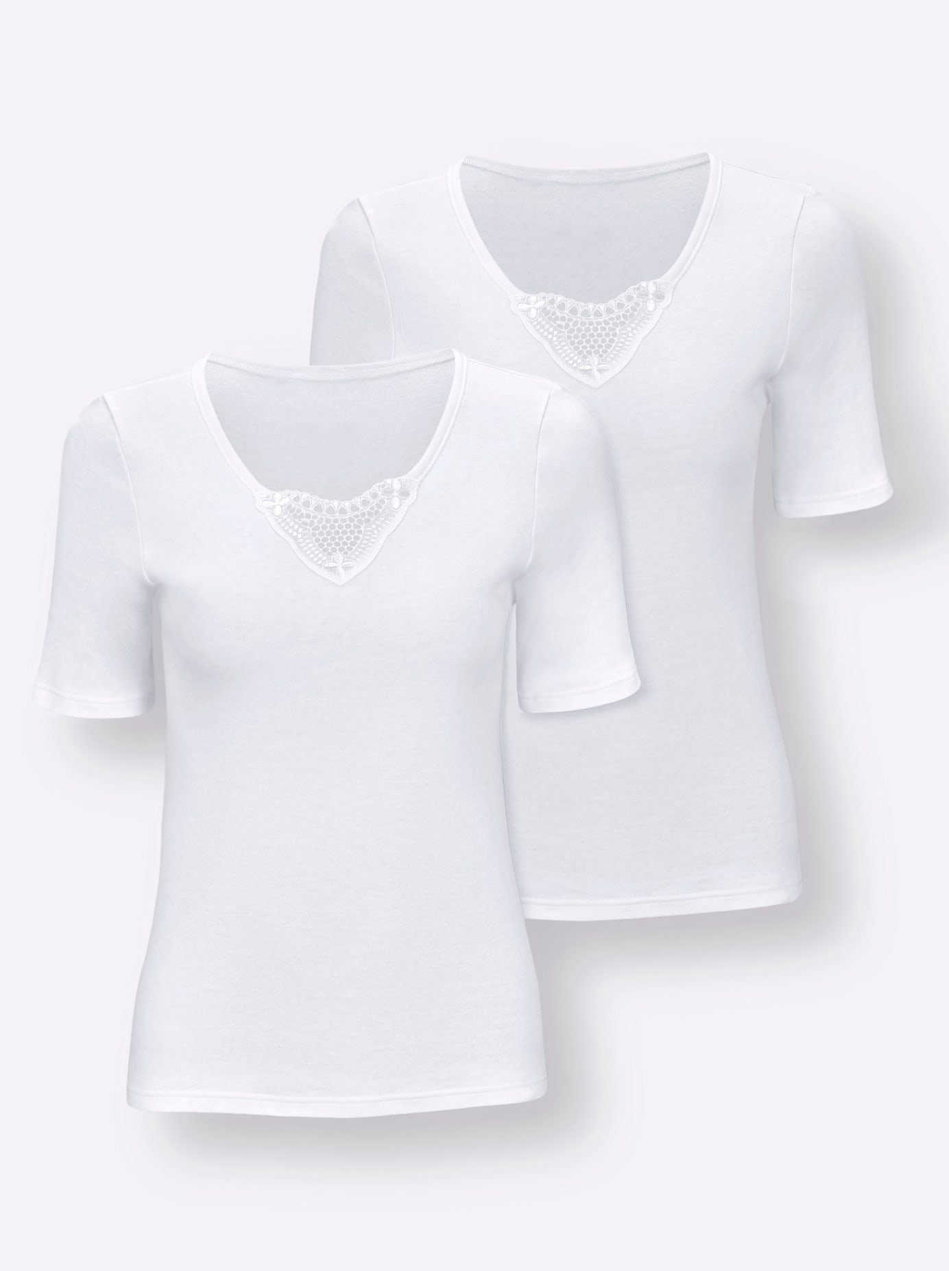 wäschepur Shirt voor eronder (2 stuks)