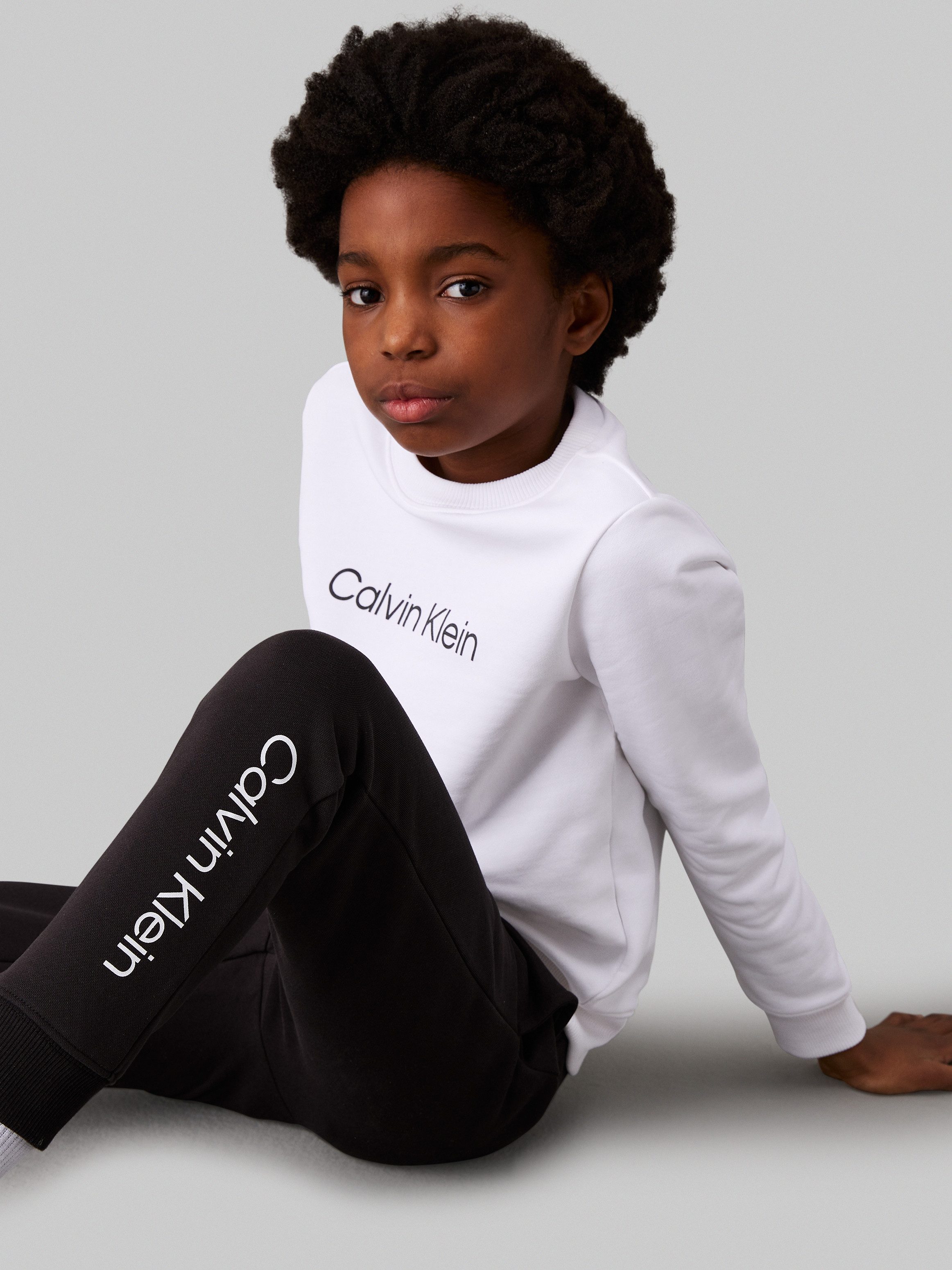 Calvin Klein Sweatbroek Inst.Logo Regular Jogger voor kinderen tot 16 jaar en met logo-opdruk