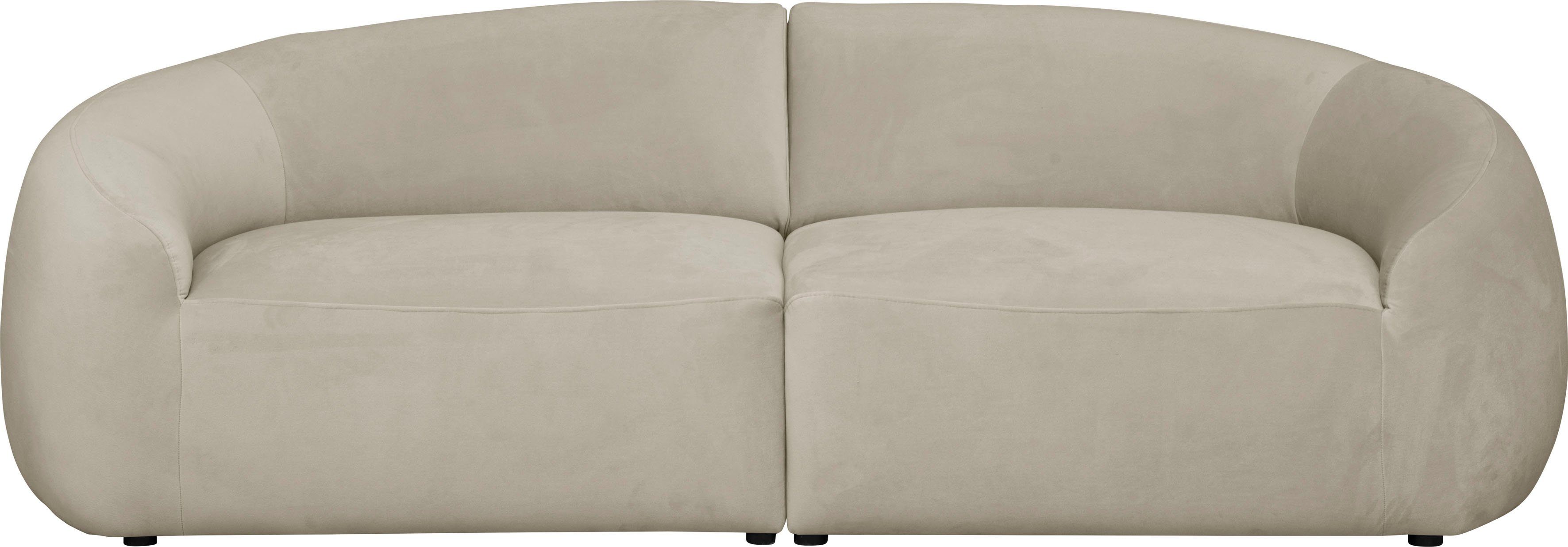 LeGer Home by Lena Gercke Megabank YANI designerbank, organische vorm, afmetingen B/D/H: 240/64/81 cm