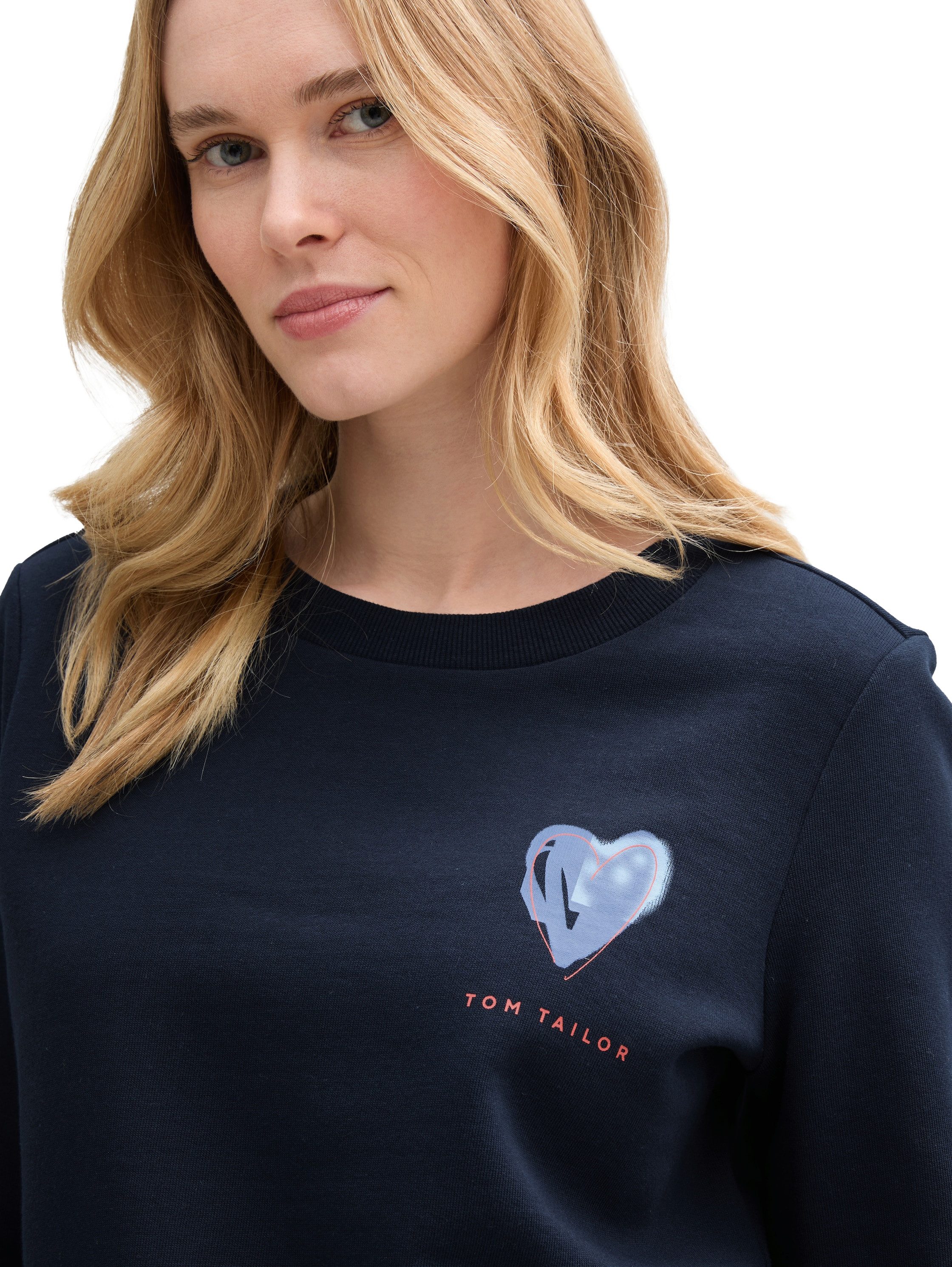 Tom Tailor Sweatshirt met frontprint