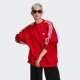 adidas originals sweatshirt loungewear adicolor classics oversize rood