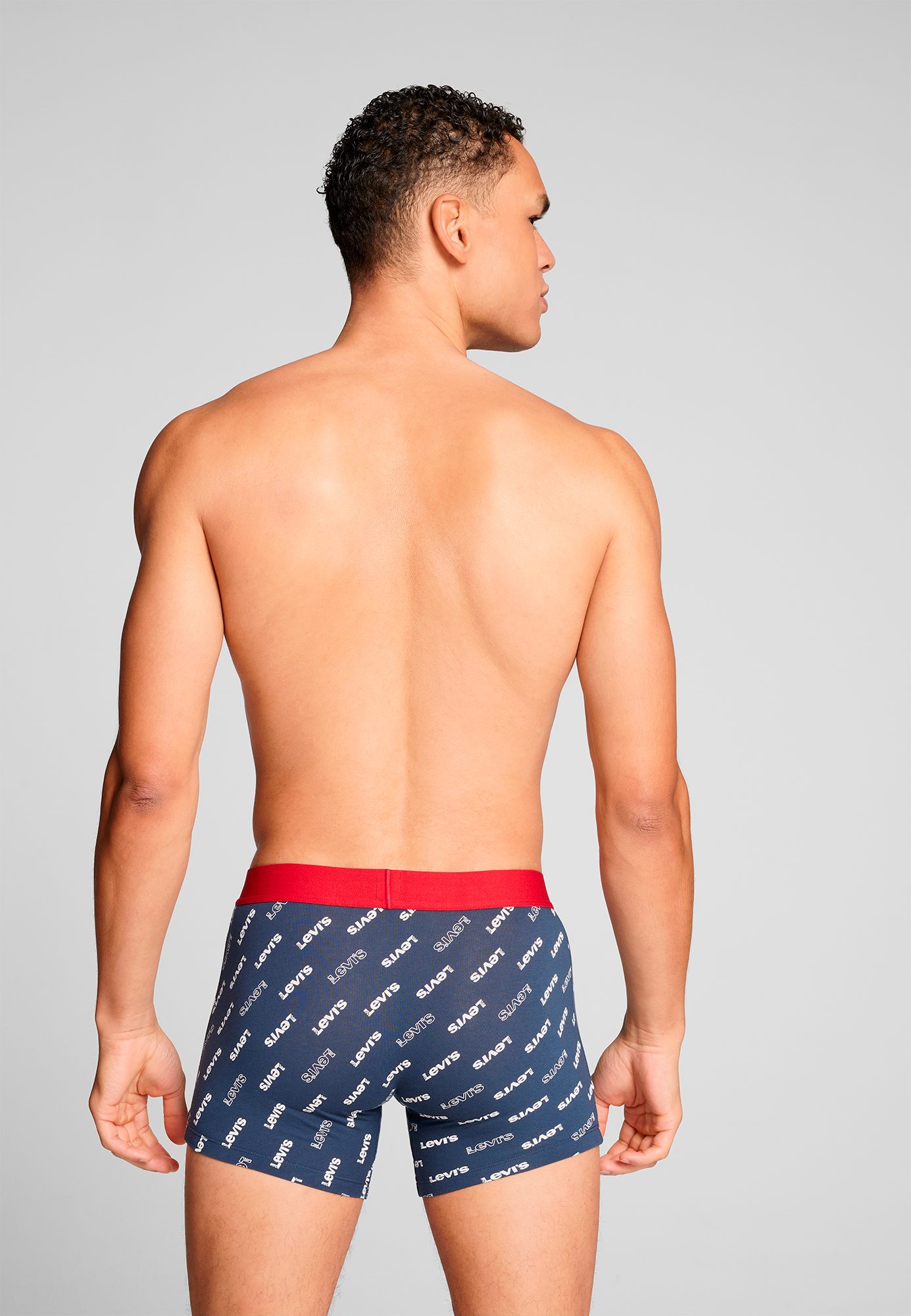 Levi's® Boxershort LEVIS MEN LOGO AOP BOXER BRIEF ORG CO 2P (Set van 2)