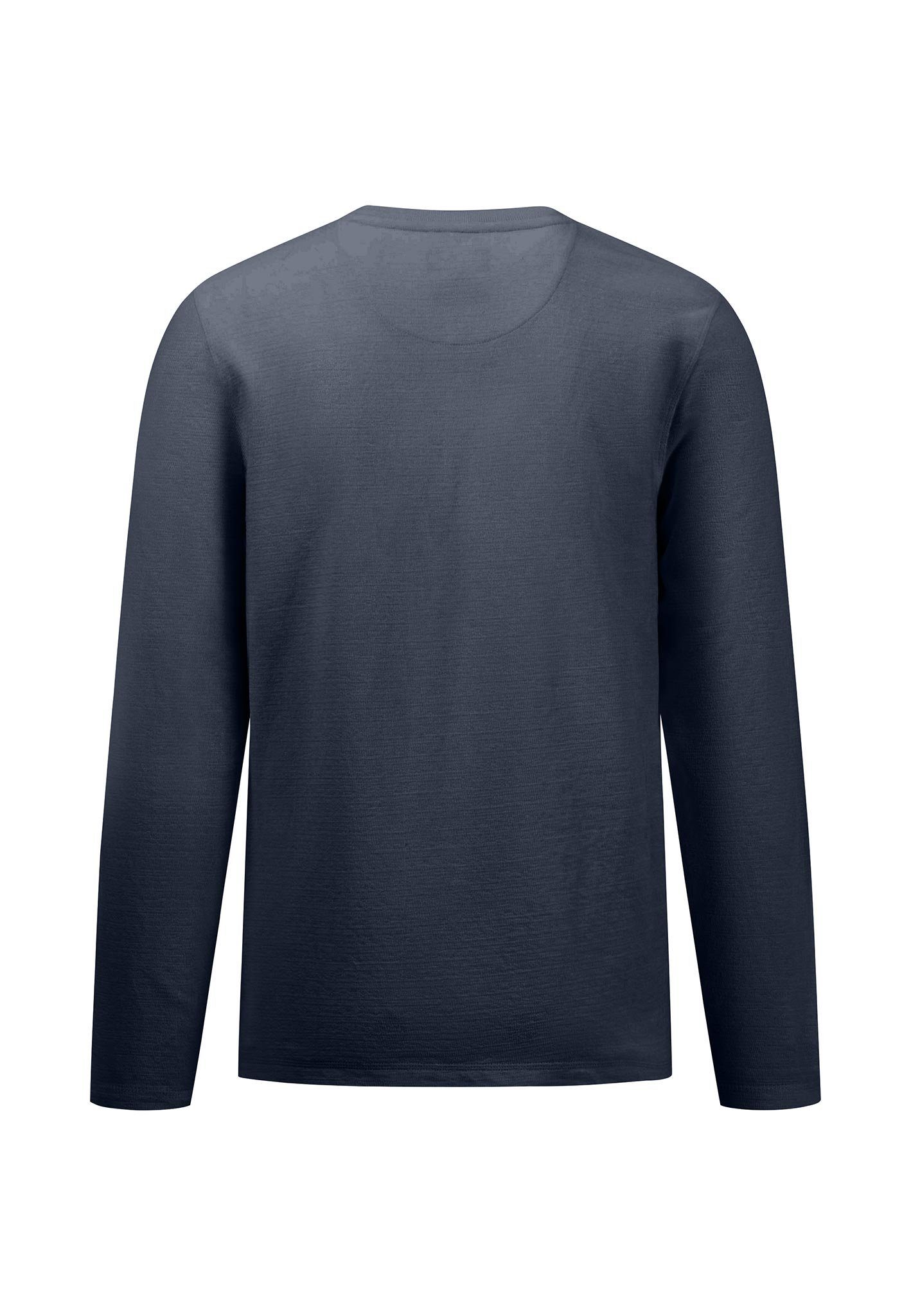 FYNCH-HATTON Shirt met lange mouwen met korte knoopsluiting