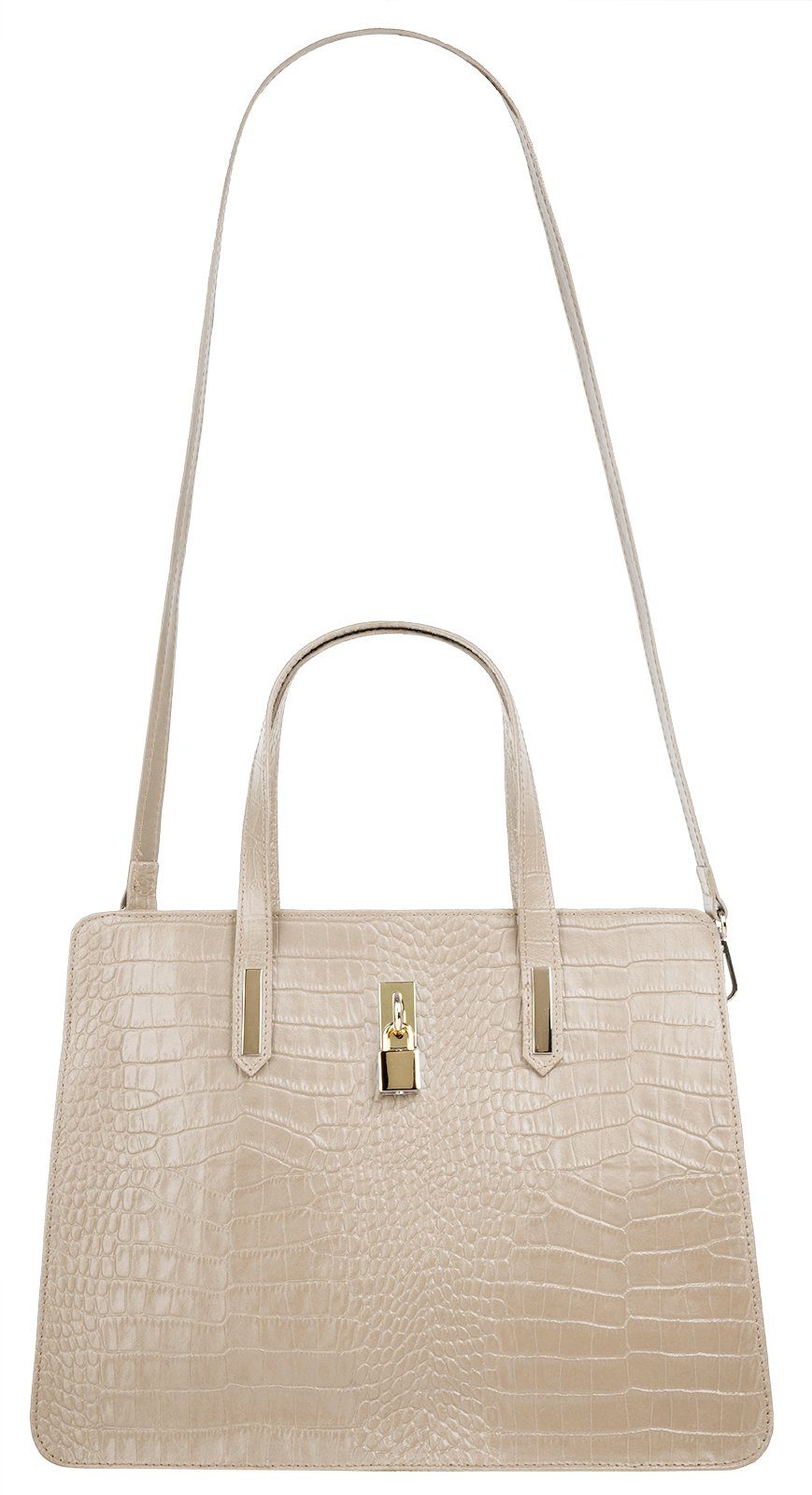 Cluty Tas echt leer, made in italy