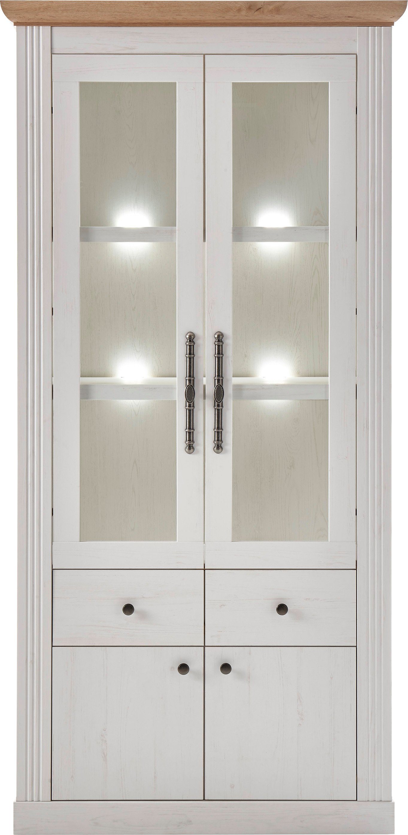 Home affaire Vitrinekast Westminster BESTSELLER! in romantische landelijke stijl