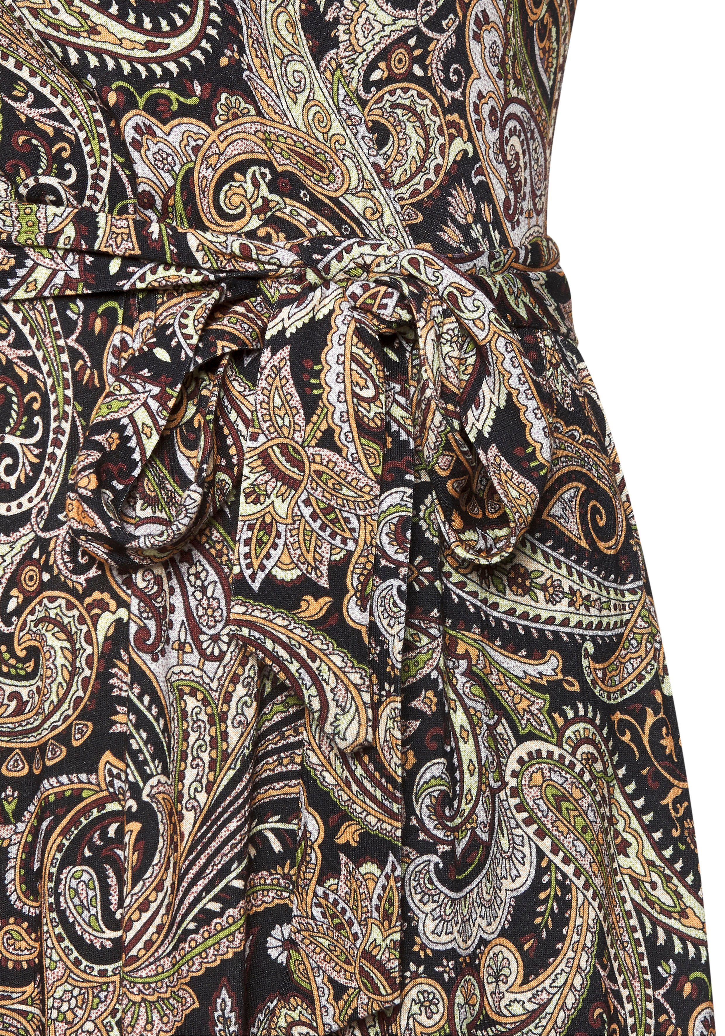 Lascana Maxi-jurk met paisleydruk, zachte viscose-stof
