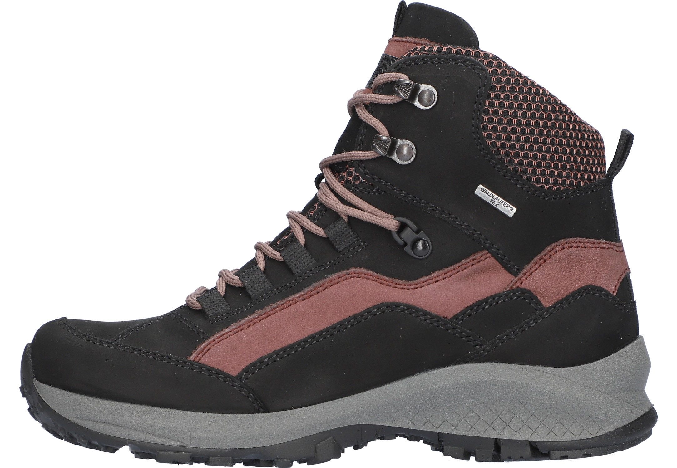 Waldläufer Trekkingschoenen H-EMMA outdoor, veterschoenen, high-top met tex-membraan, breedte h (zeer breed)
