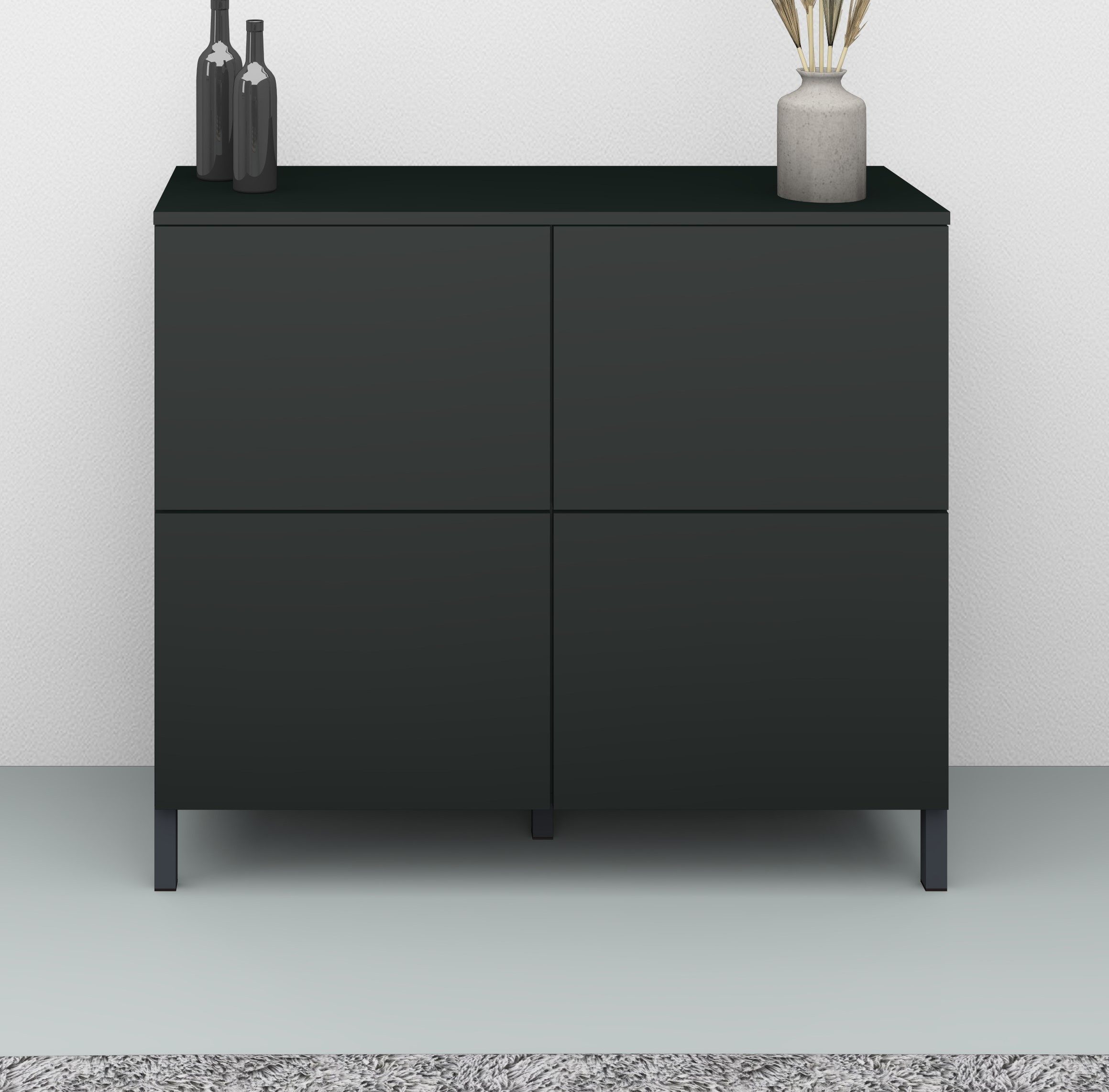 borchardt Möbel Kast Haama Breedte 93 cm dressoirs zwart