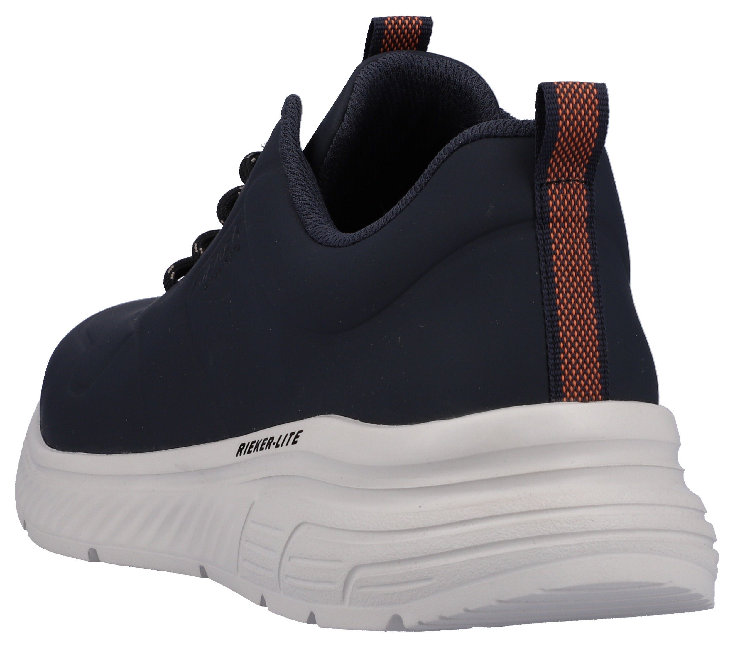 Rieker Sneakers met extra zachte bovenzool, vrijetijdsschoen, lage schoen, veterschoen