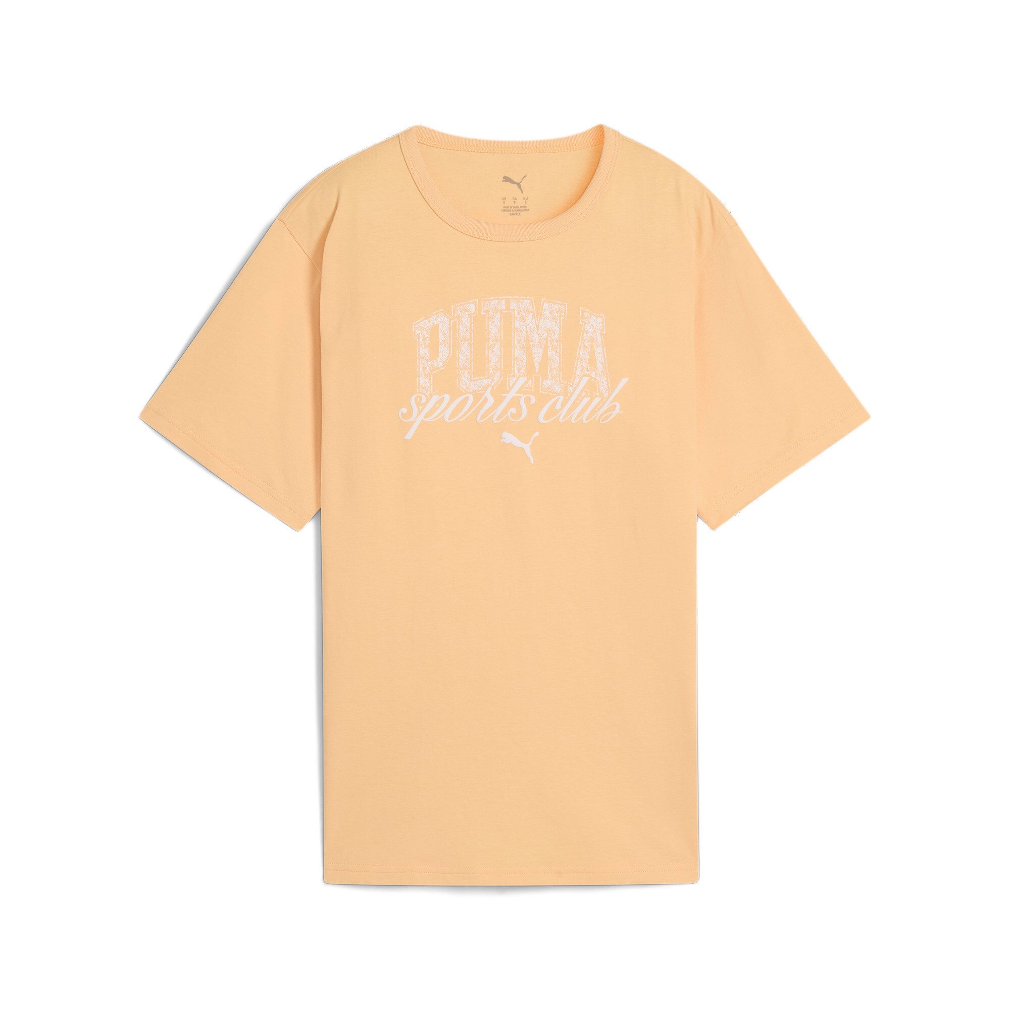 PUMA T-shirt CLASS RELAXED TEE dames tops maat XS oranje