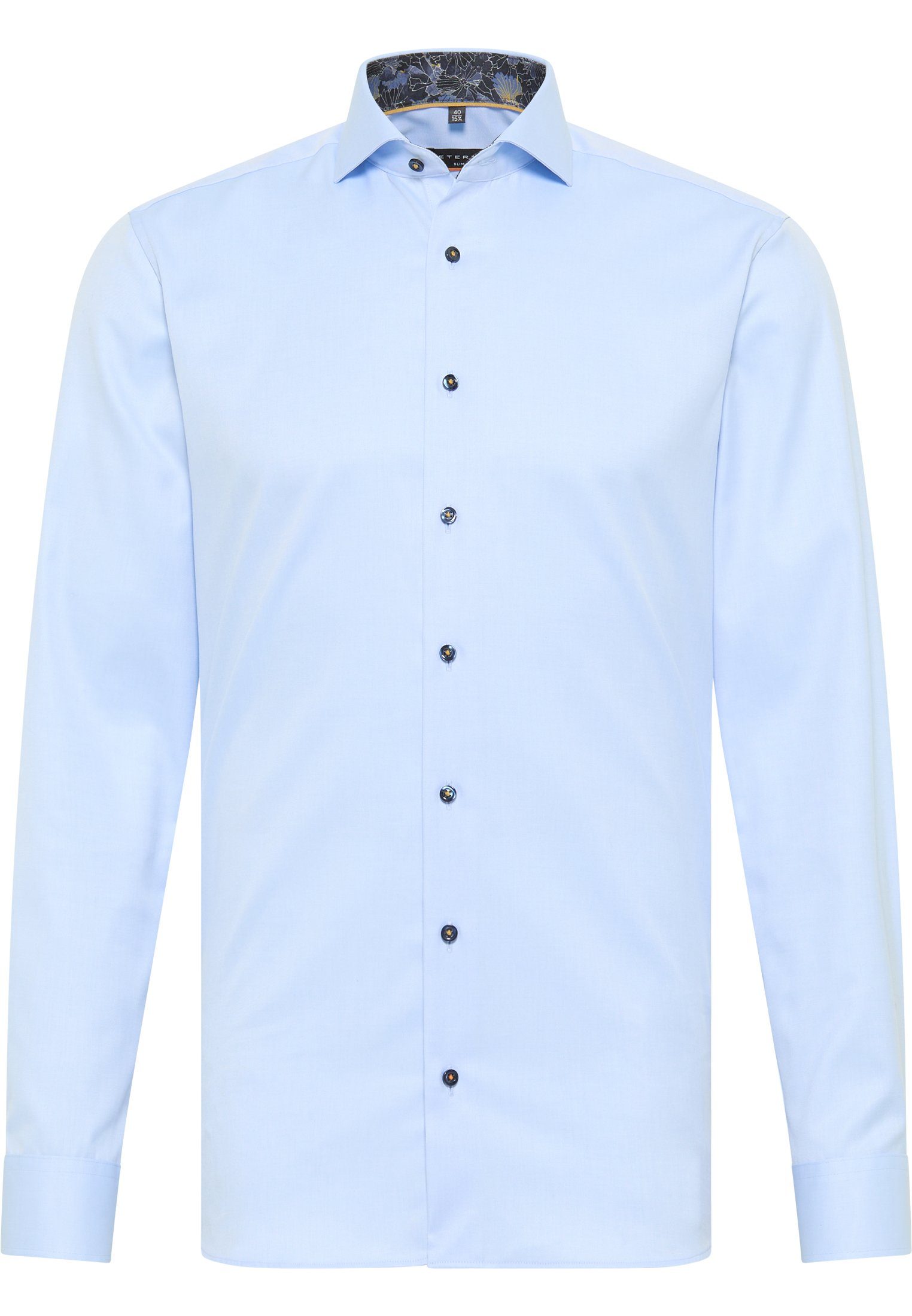 Eterna Overhemd met lange mouwen Slim fit NON IRON (strijkvrij)