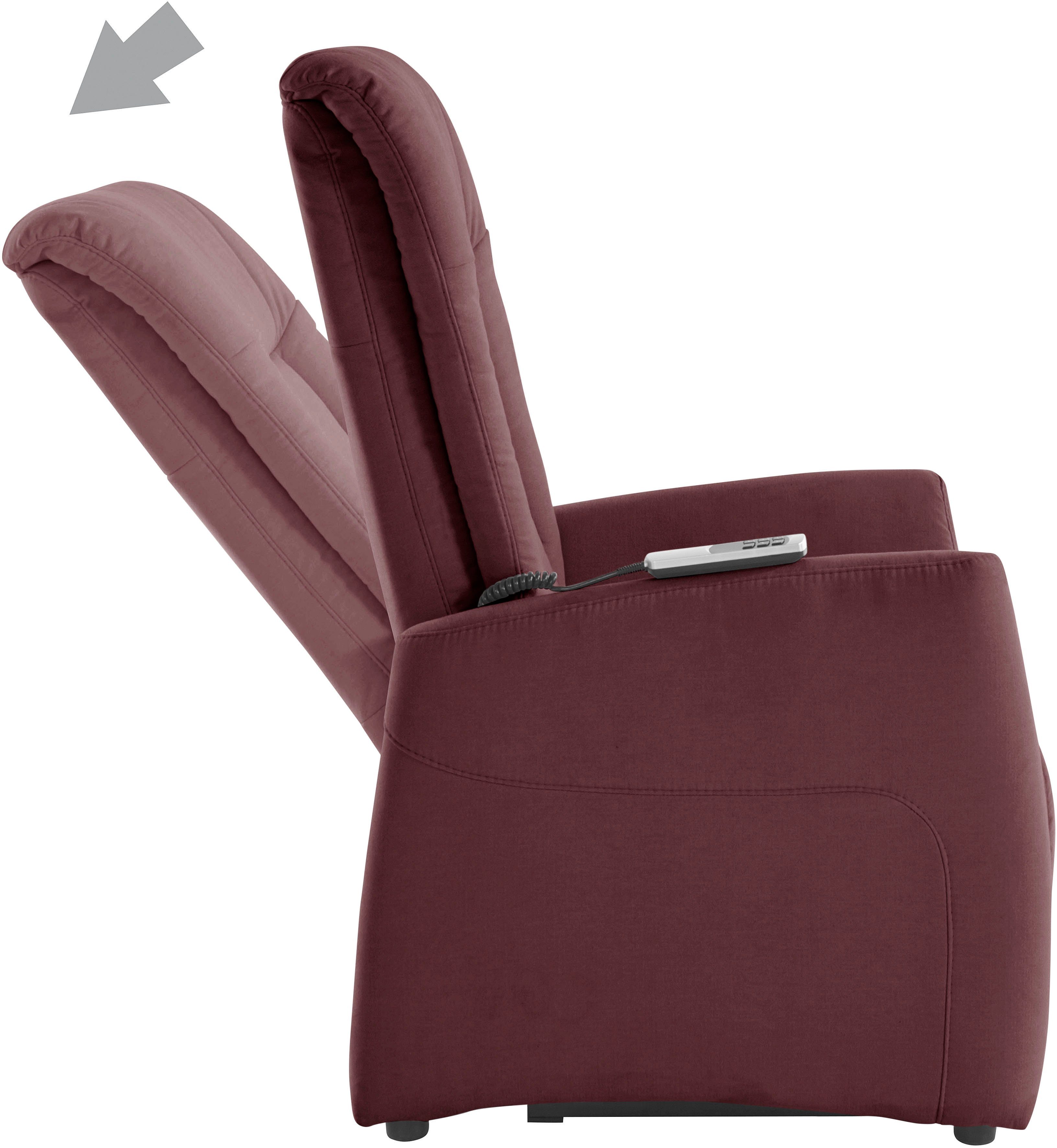 sit&more Relaxfauteuil MELISSA naar keuze elektrisch of handmatig verstelbaar, optioneel opstahulp