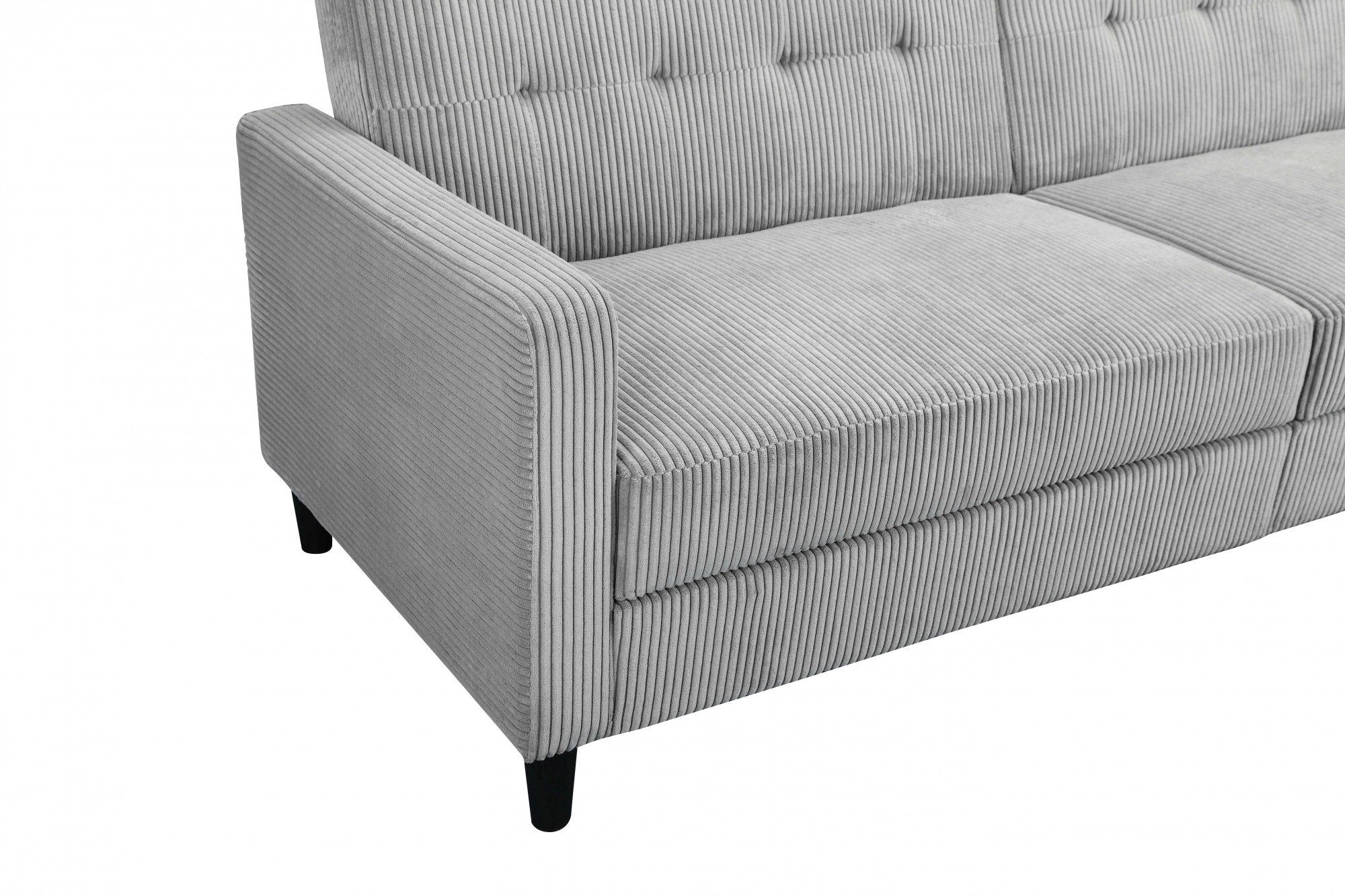 Dorel Home 3-zitsbank Hartford II Slaapfunctie, rugleuning 2-delig, 3-voudig verstelbaar, zithoogte 43 cm